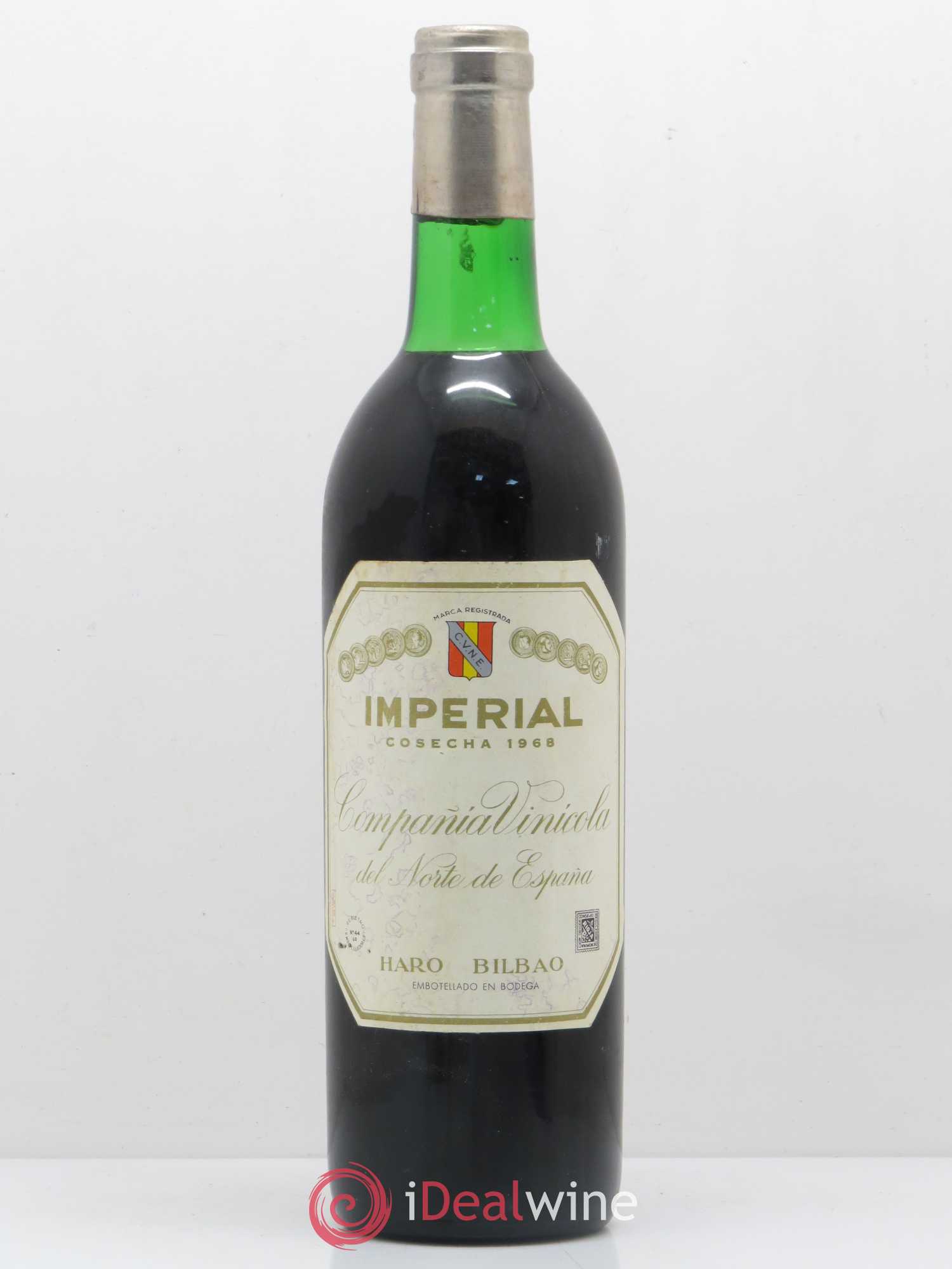 Rioja DOCA CVNE Compania Vinícola del Norte de España 1968 - Lotto di 1 bottiglia - 0