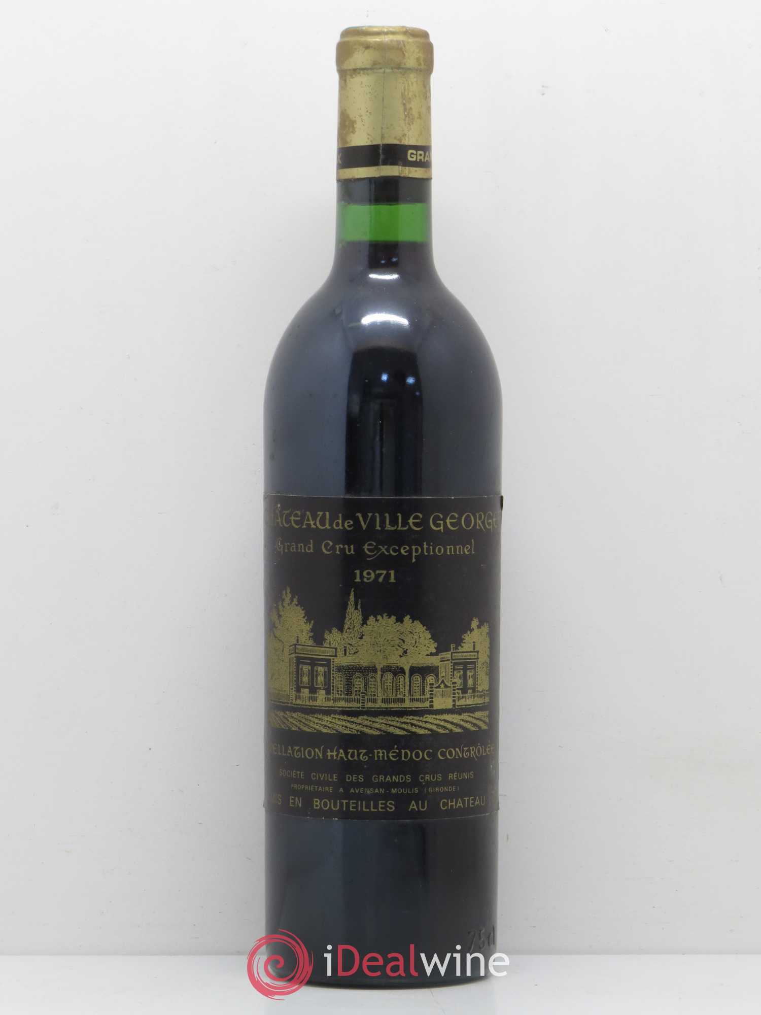 Château Villegeorge Cru Bourgeois 1971 - Lot de 1 bouteille - 0