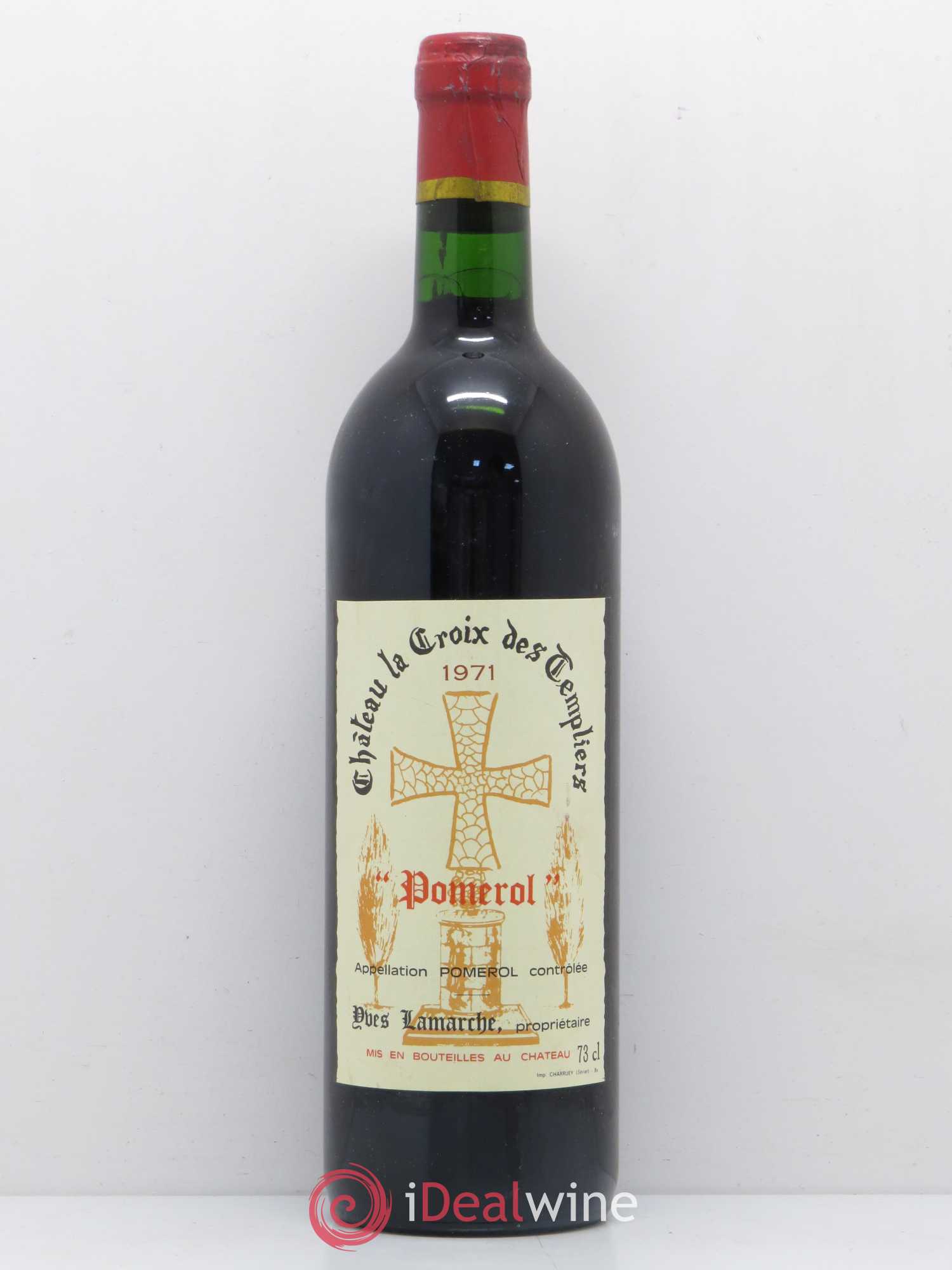 Pomerol Château La Croix des Templiers 1971 - Posten von 1 Flasche - 0