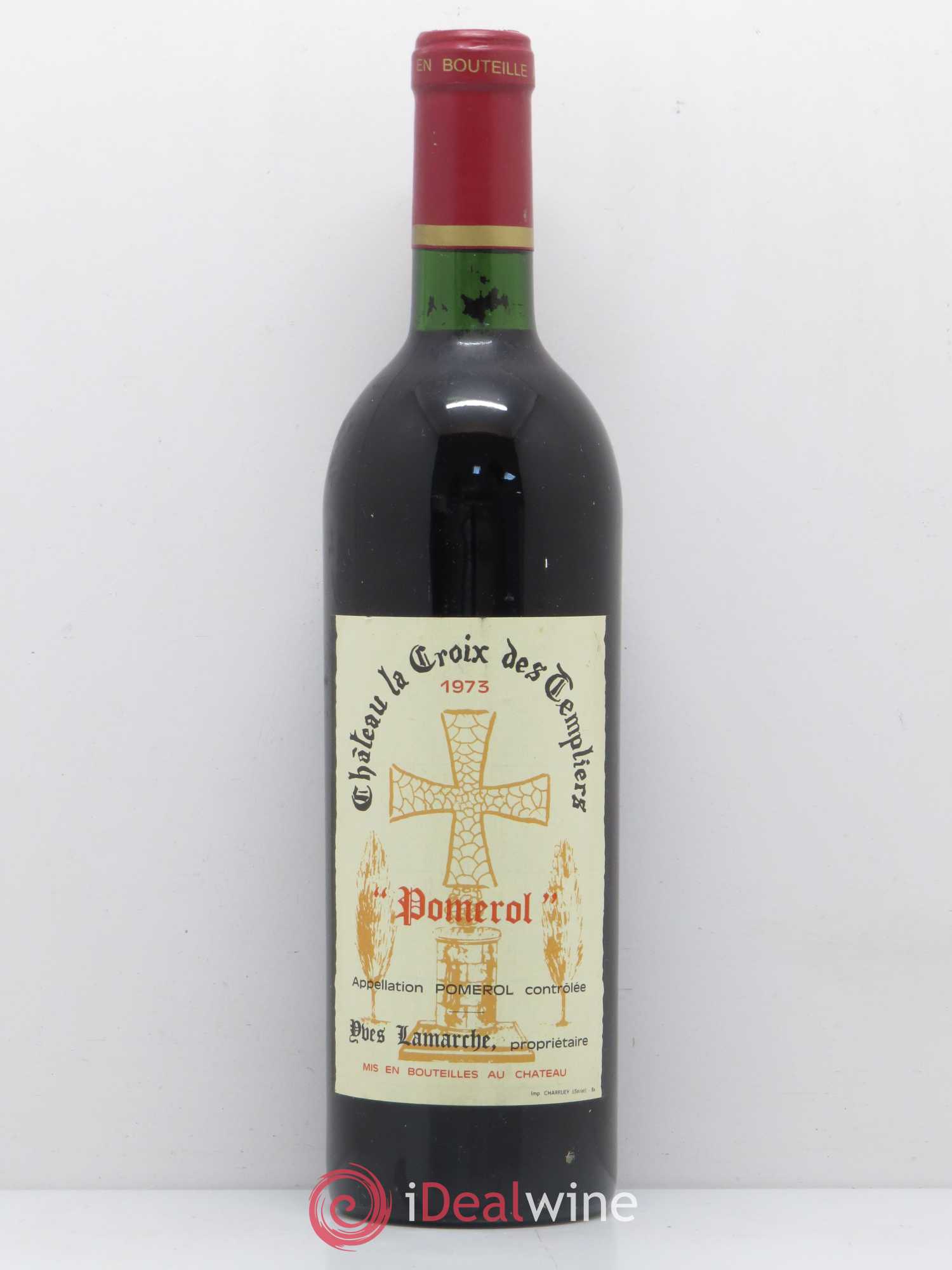 Pomerol Château La Croix des Templiers 1973 - Posten von 1 Flasche - 0