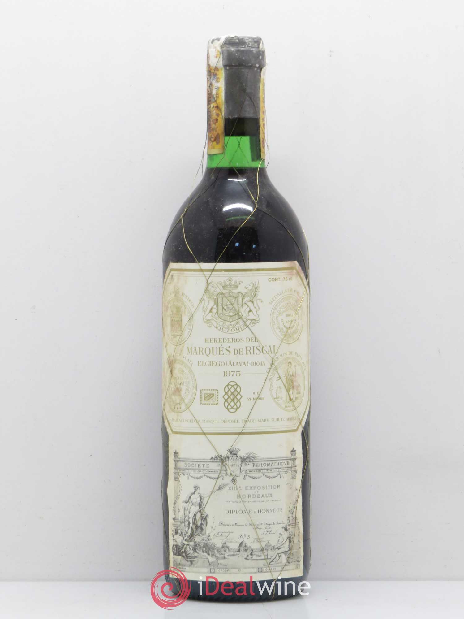 Rioja DOCA Reserva Marqués de Riscal 1975 - Lot of 1 bottle - 0