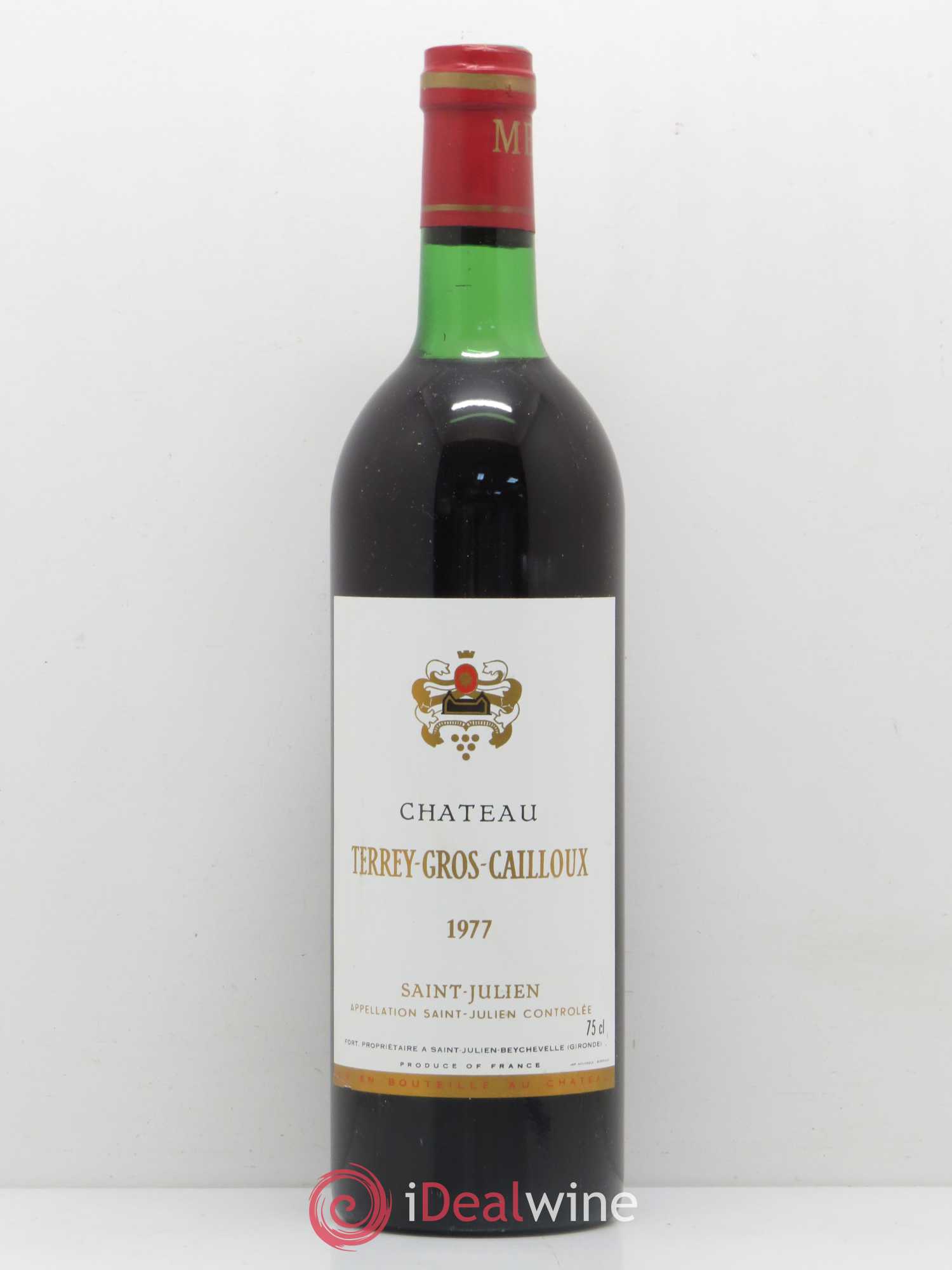 Château Terrey Gros Cailloux Cru Bourgeois 1977 - Lot de 1 bouteille - 0