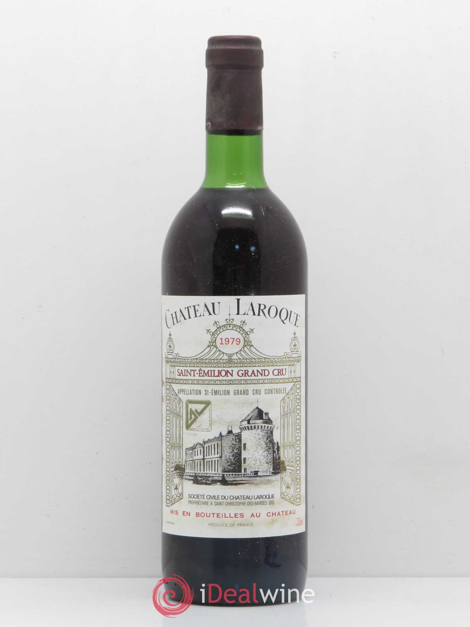 Château Laroque Grand Cru Classé 1979 - Lot de 1 bouteille - 0