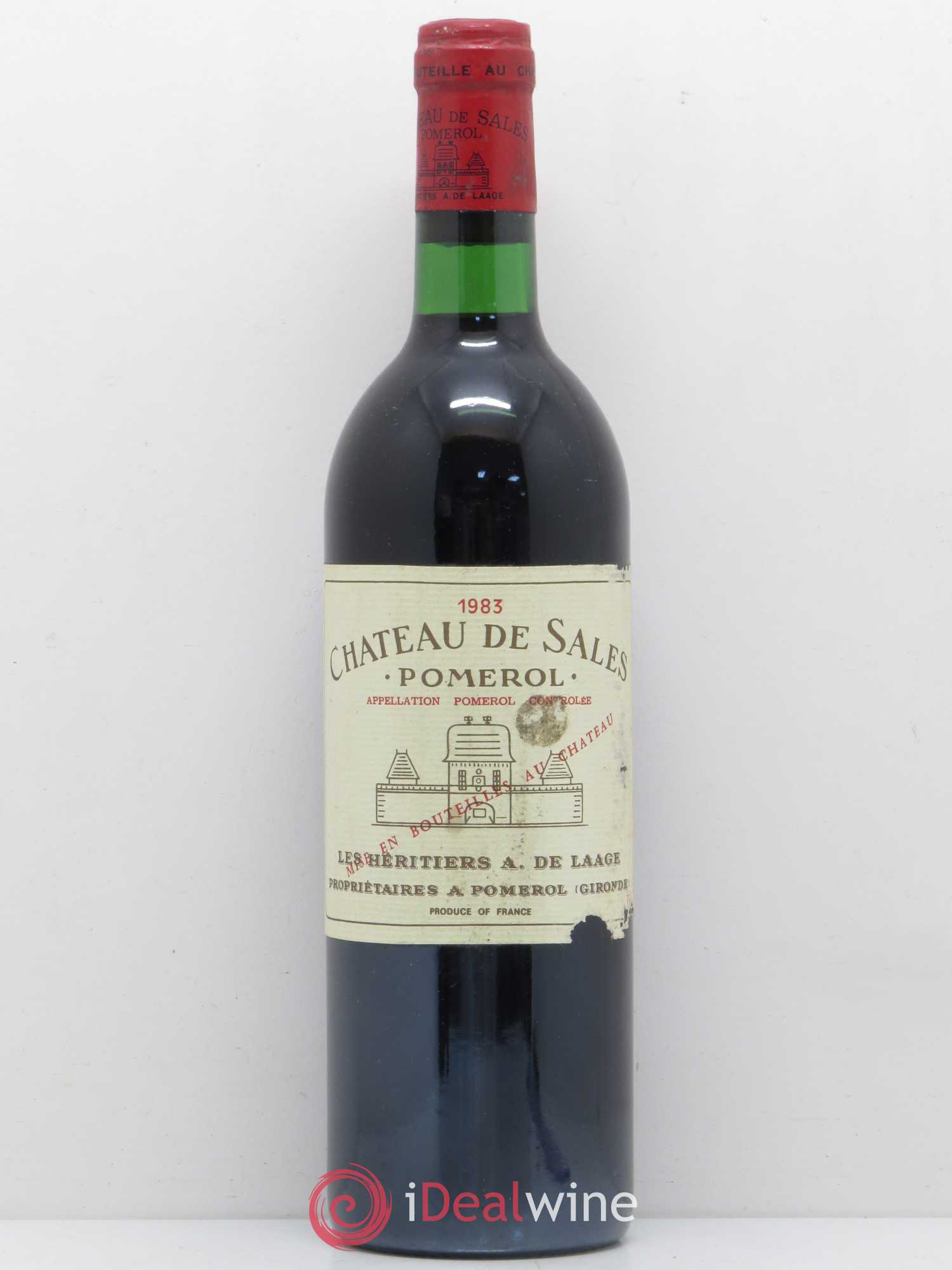 Château de Sales 1983 - Lot de 1 bouteille - 0