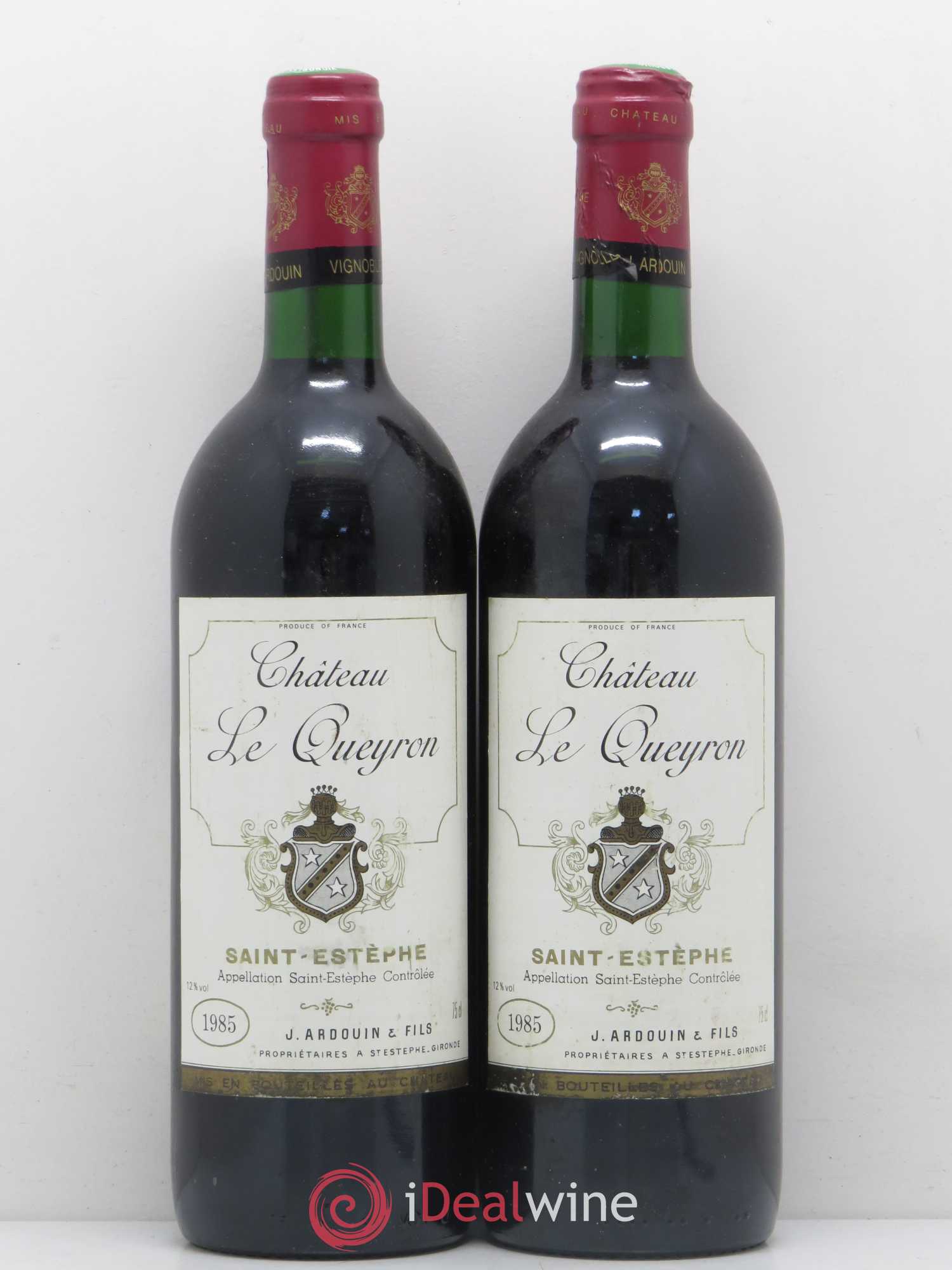 Saint-Estèphe Château Le Queyron 1985 - Posten von 2 Flaschen - 0
