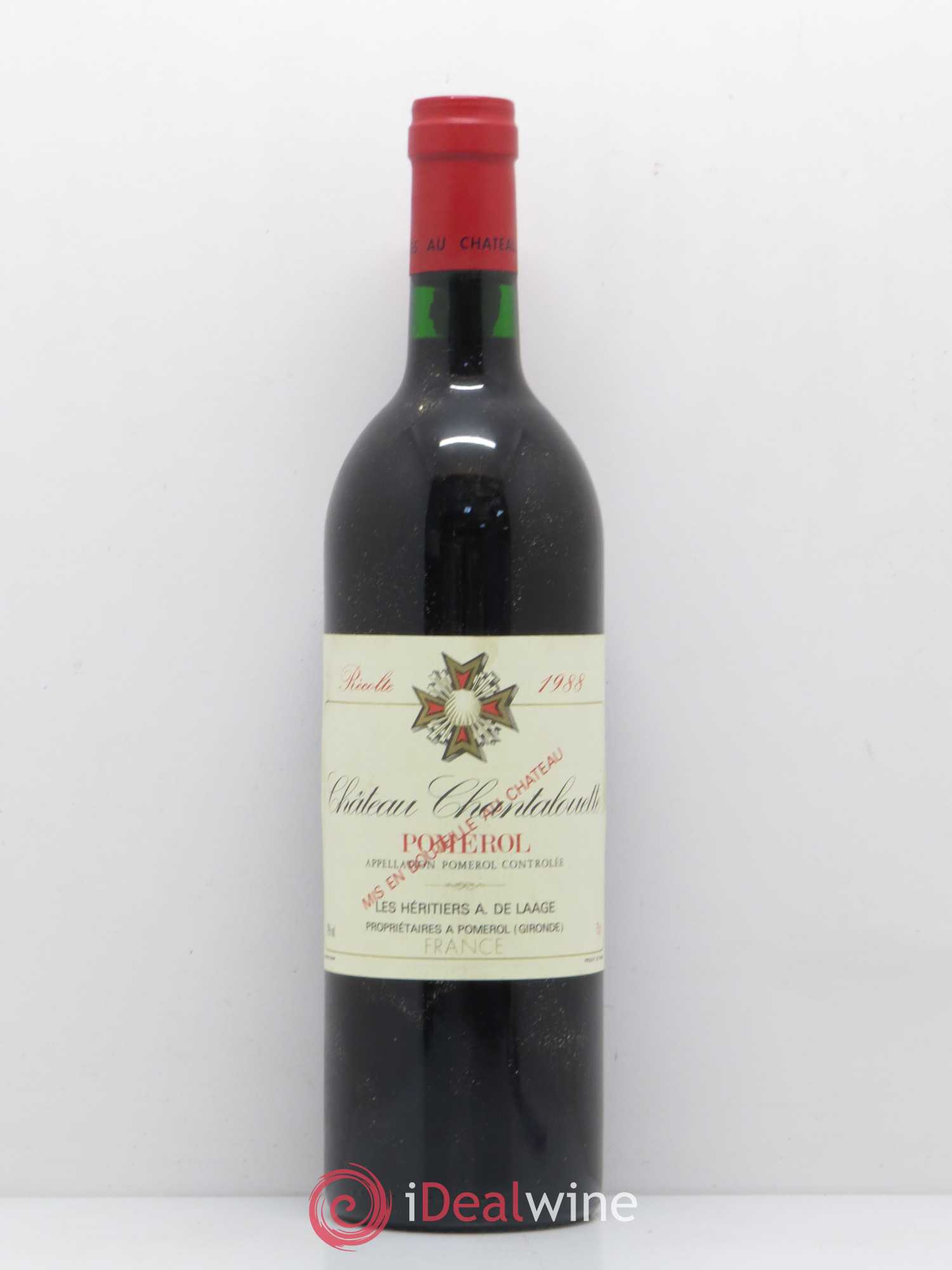 Pomerol Château Chantalouette 1988 - Lot de 1 bouteille - 0