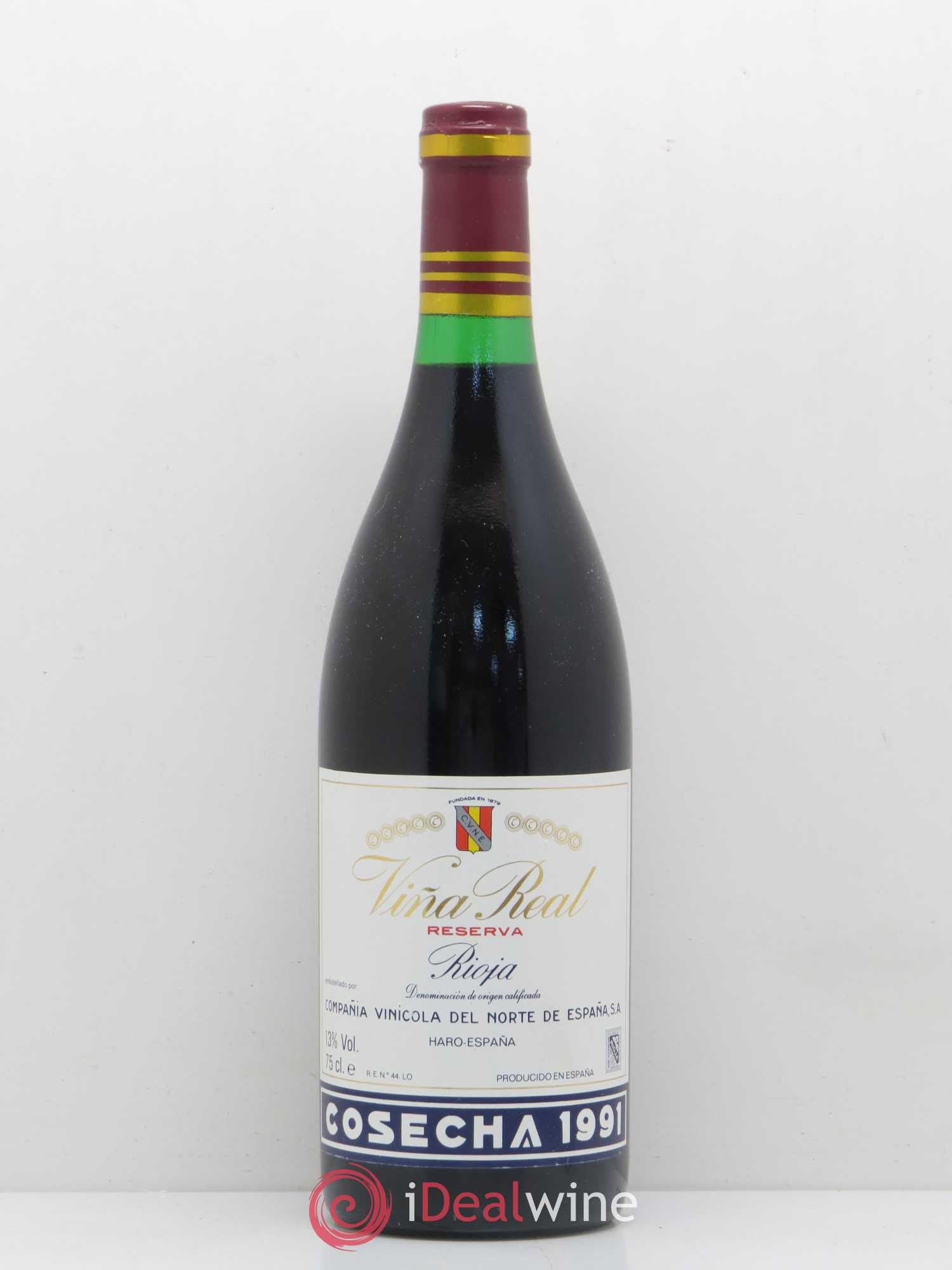 Rioja DOCA Vina Real Reserva 1991 - Lot de 1 bouteille - 0