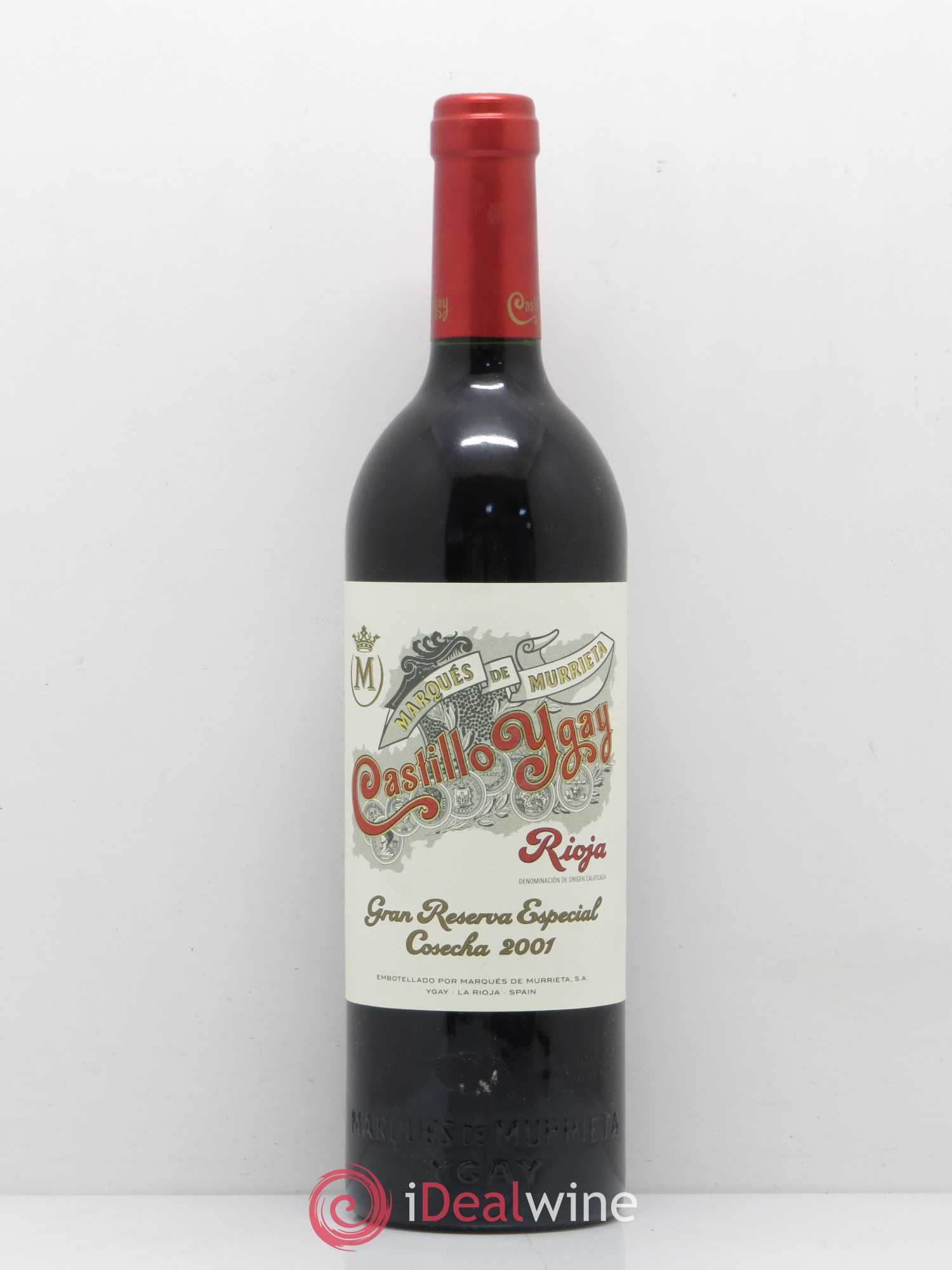 Rioja DOCA Gran Reserva Especial Marques de Murrieta 2001 - Lot de 1 bouteille - 0