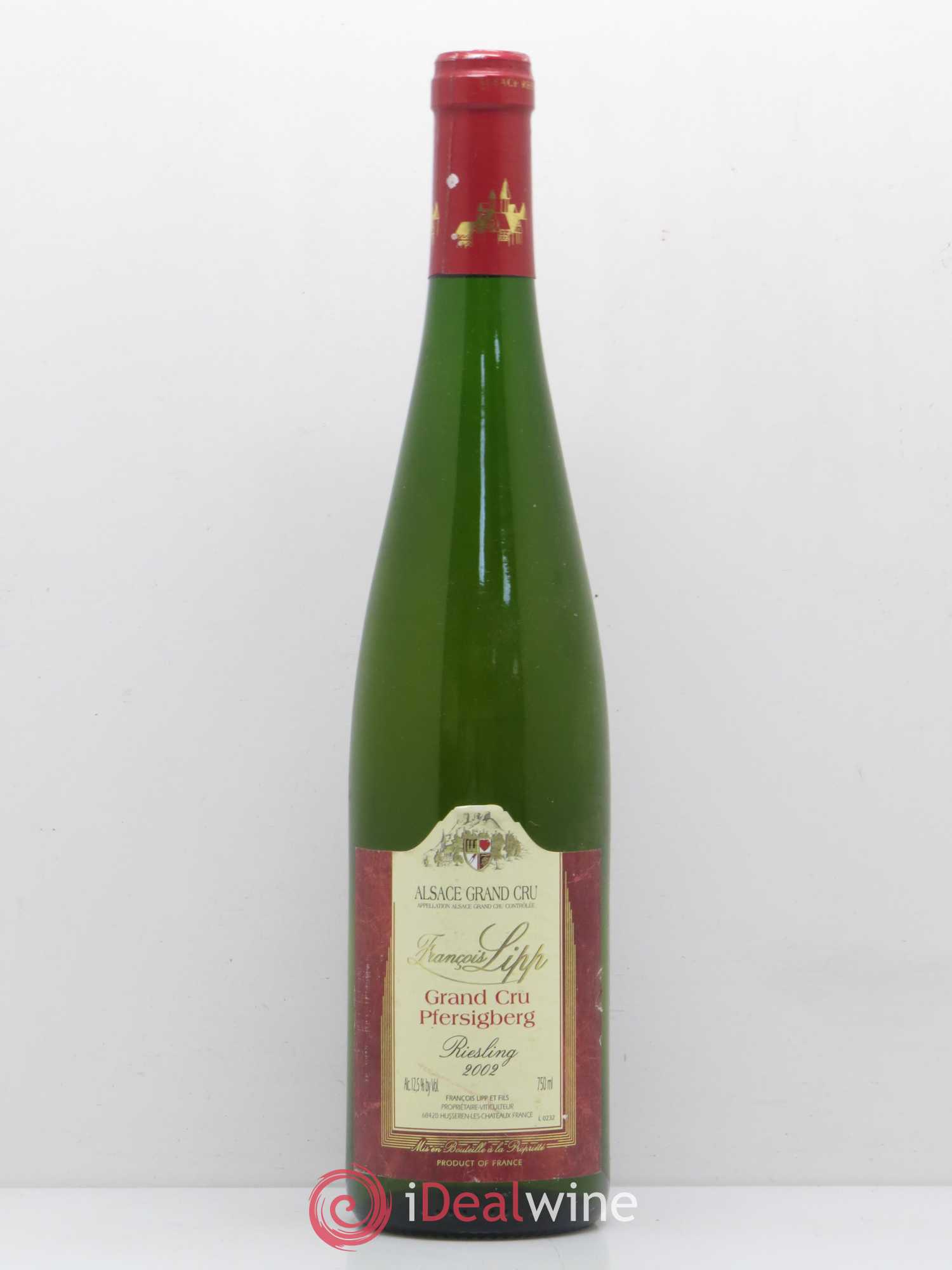 Riesling Grand Cru Pfersigberg Francois Lipp (sans prix de réserve) 2002 - Lotto di 1 bottiglia - 0
