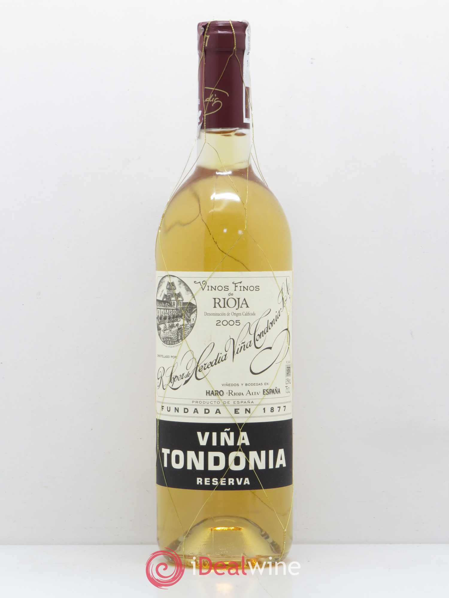 Rioja DOCA Reserva Vina Tondonia R. Lopez de Heredia 2005 - Posten von 1 Flasche - 0