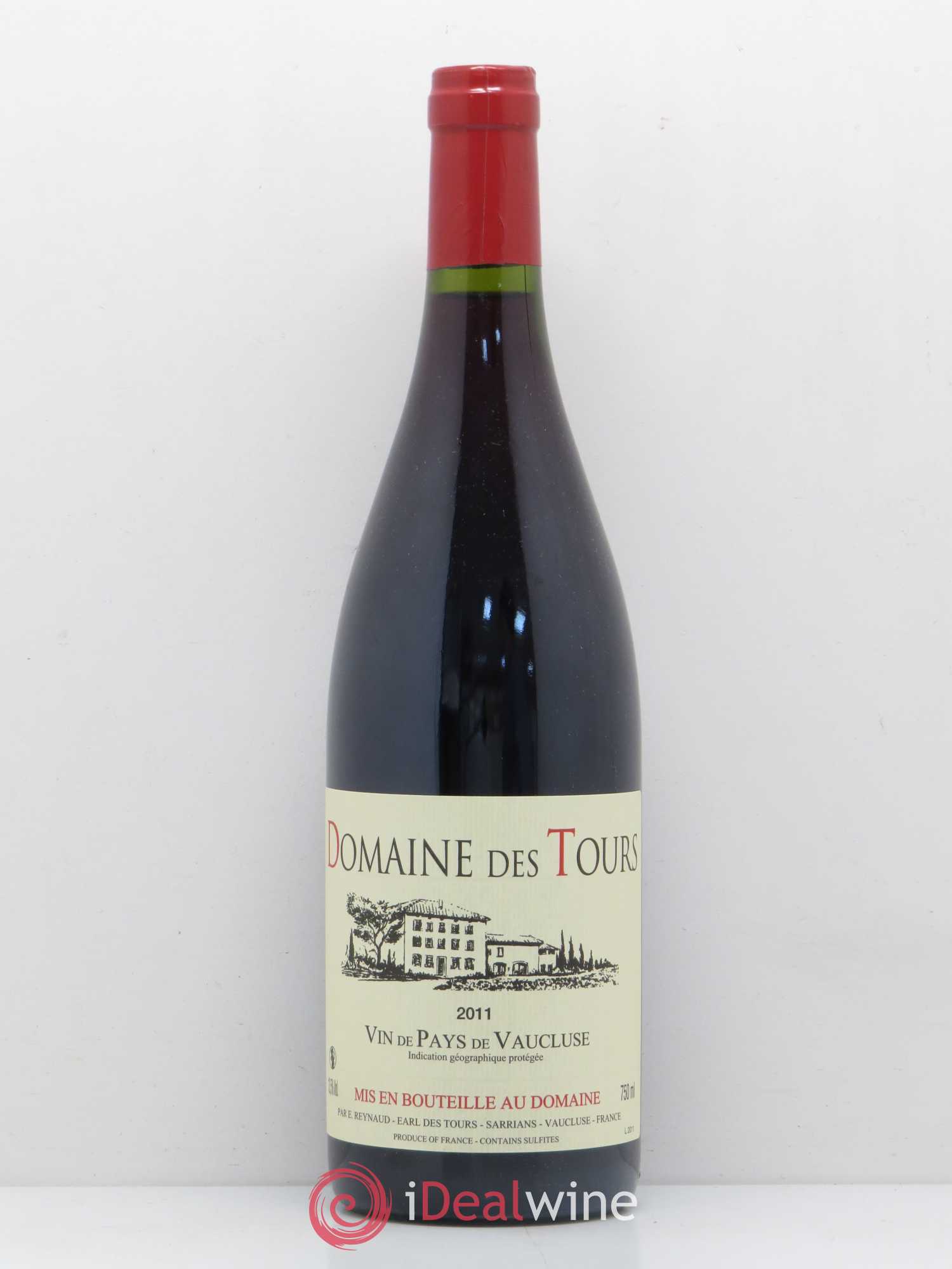 Vaucluse (Vin de Pays de Vaucluse) Domaine des Tours Emmanuel Reynaud 2011 - Lot de 1 bouteille - 0