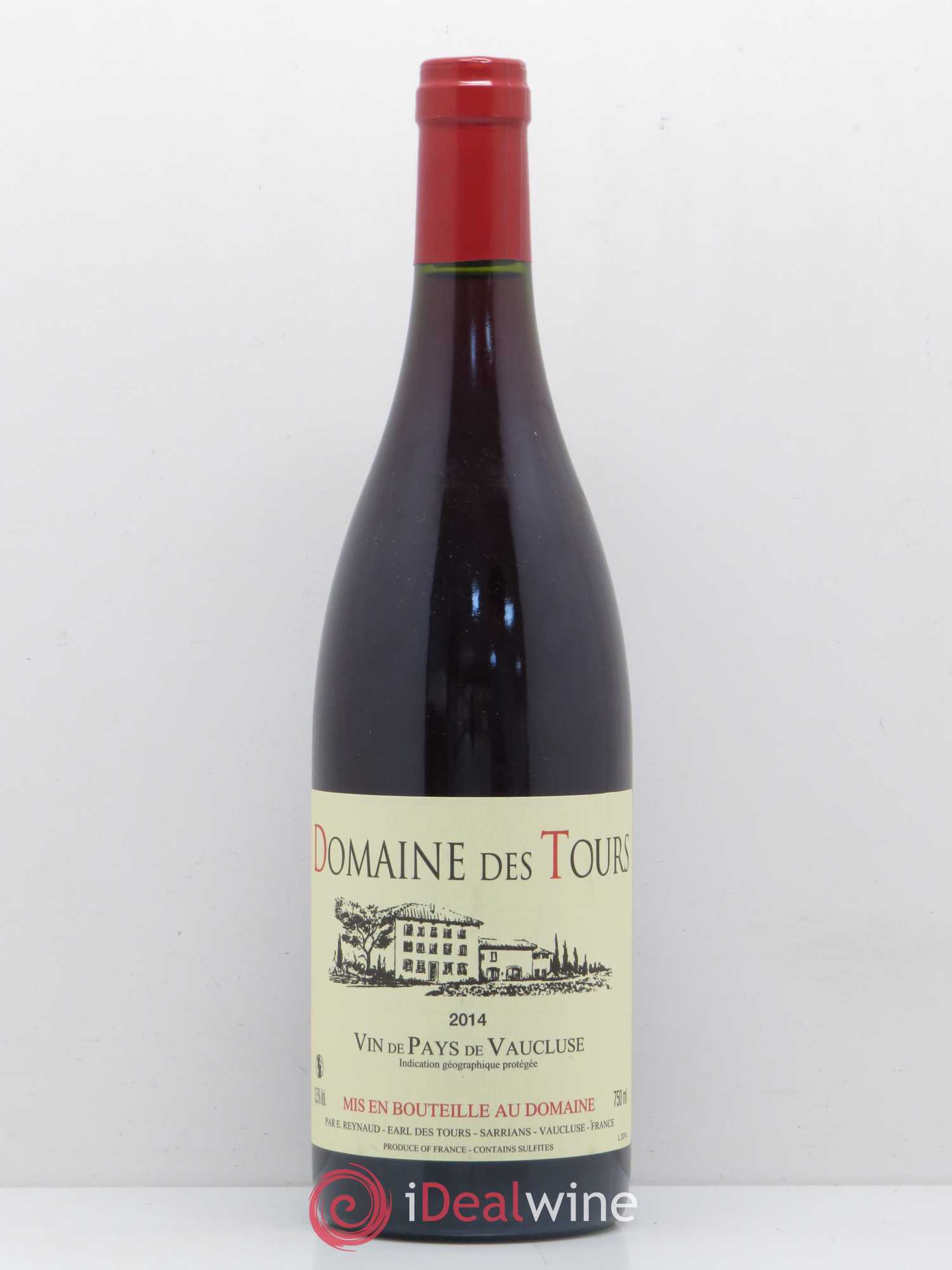 Vaucluse (Vin de Pays de Vaucluse) Domaine des Tours Emmanuel Reynaud 2014 - Lot de 1 bouteille - 0