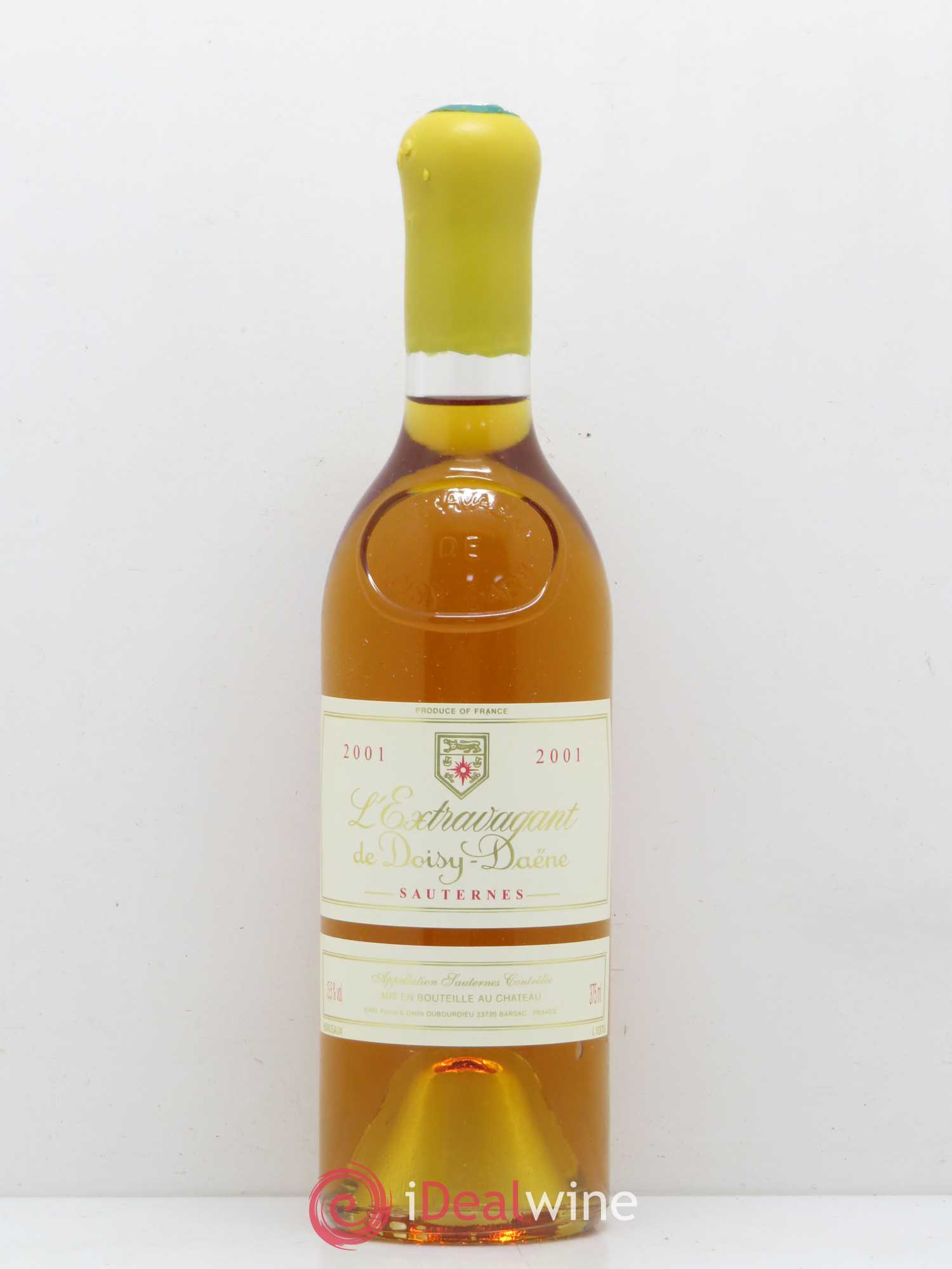 L'Extravagant de Doisy Daëne 2001 - Posten von 1 Demi-Flasche - 0