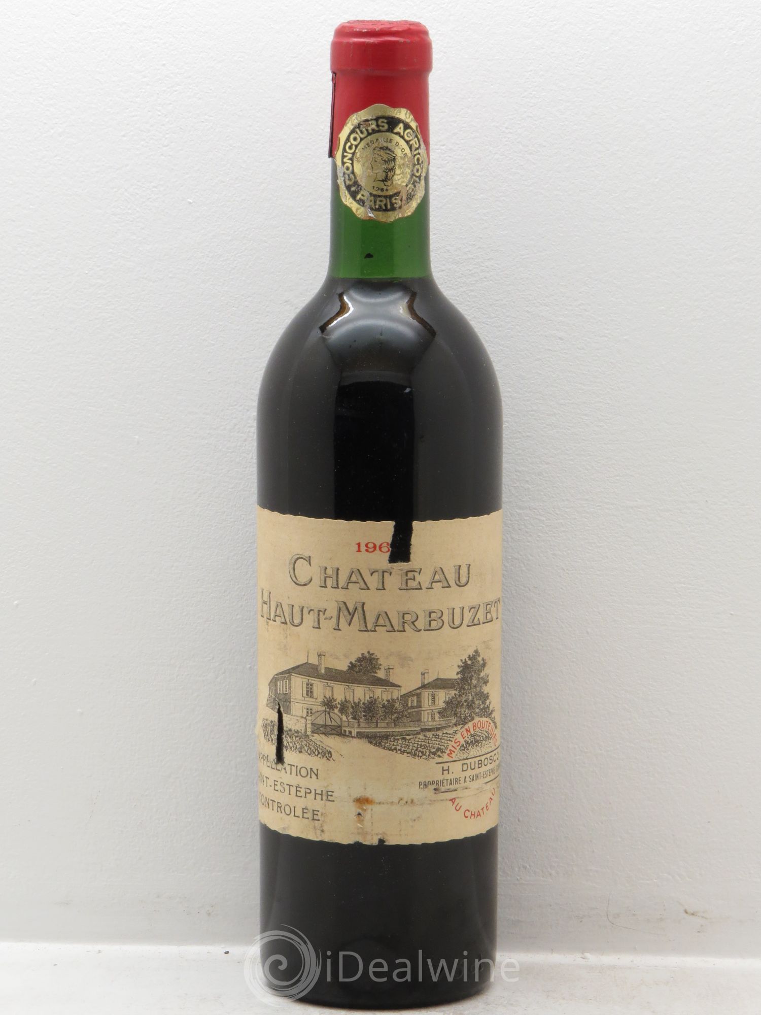 Château Haut Marbuzet 1962 - Lot de 1 bouteille - 0