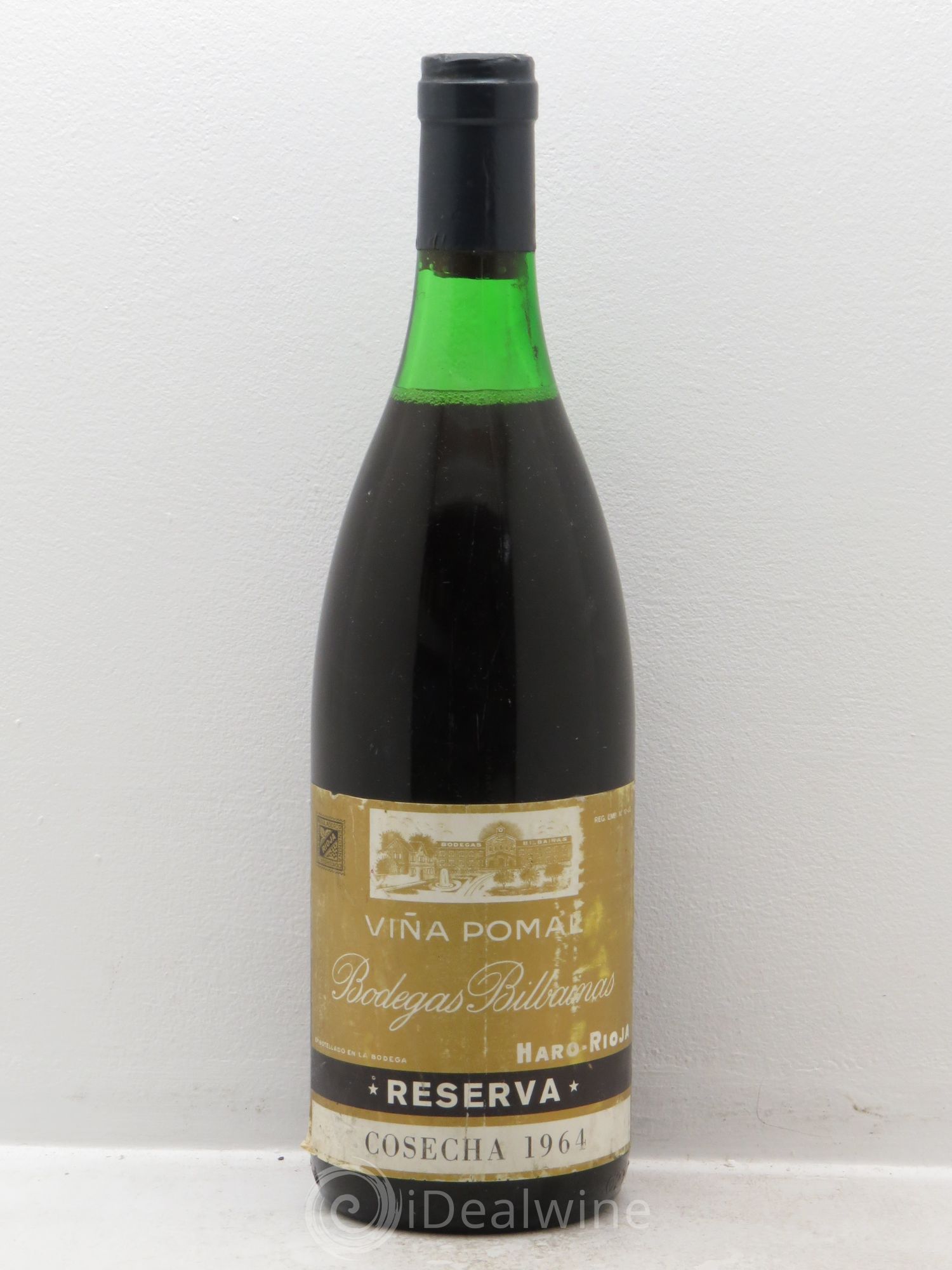 Rioja DOCA Vina Pomal Reserva Bodega Bilbainas 1964 - Lot de 1 bouteille - 0