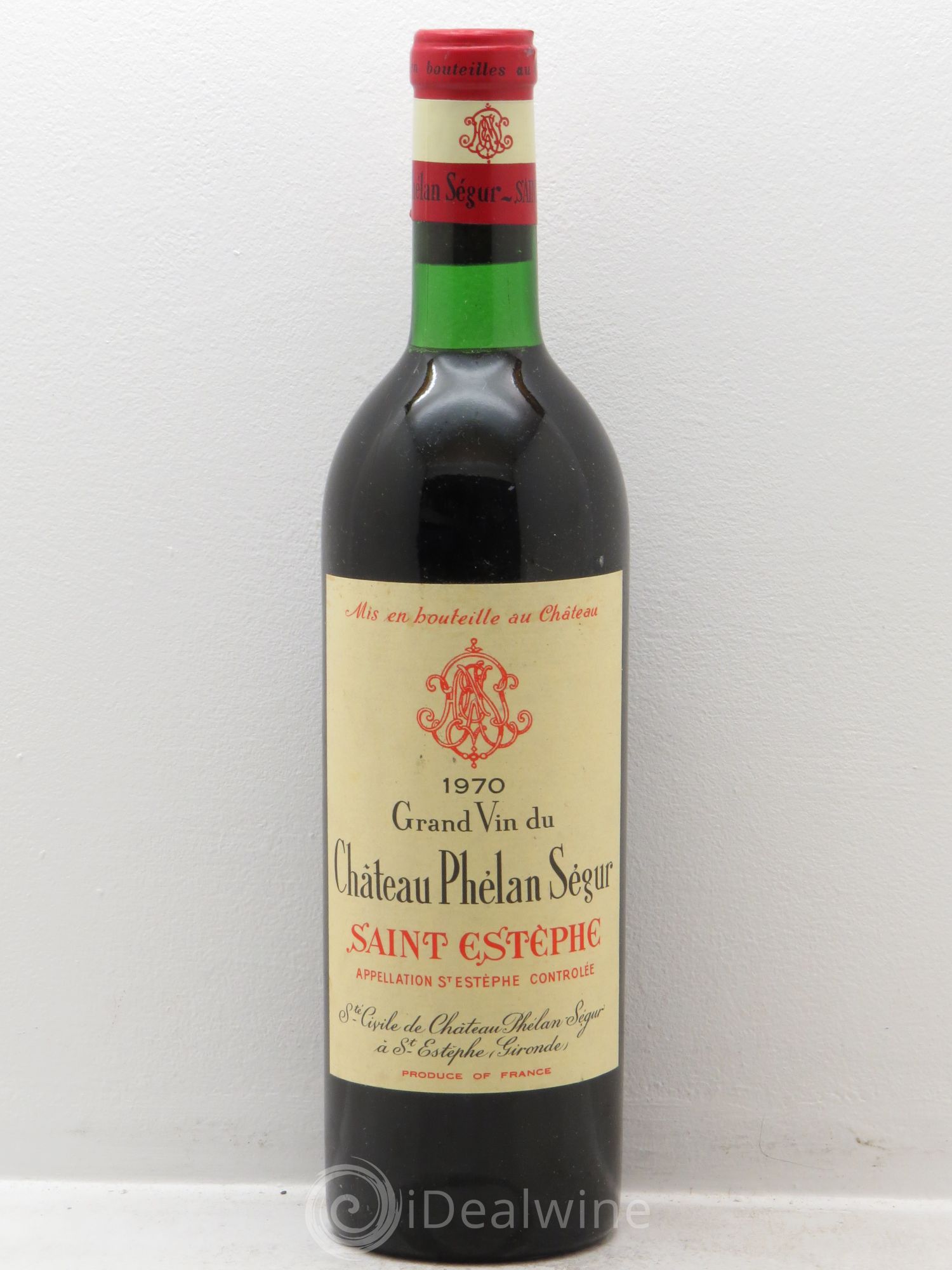 Château Phélan Ségur 1970 - Lot de 1 bouteille - 0