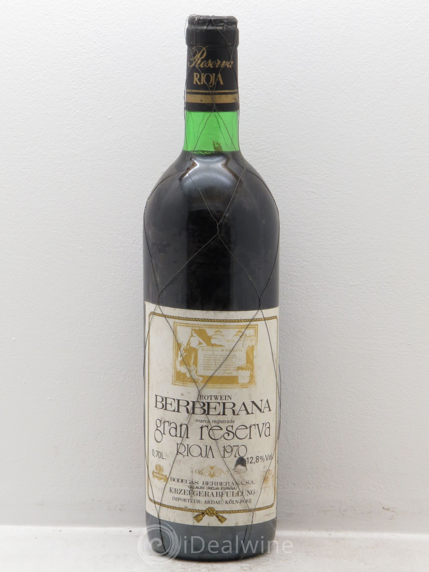 Rioja DOCA Berberana Gran Reserva 1970 - Lotto di 1 bottiglia - 0