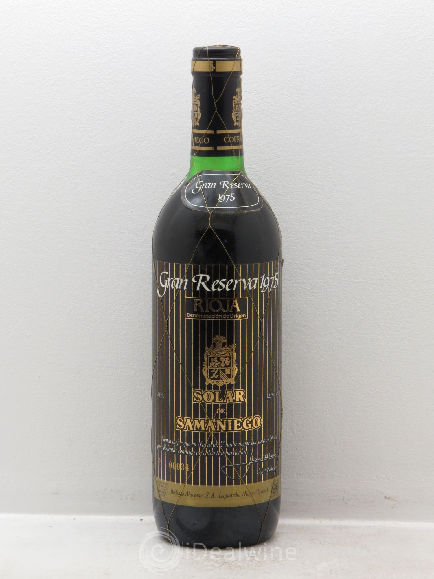 Rioja DOCA Solar de Samaniego Gran reserva 1975 - Lotto di 1 bottiglia - 0