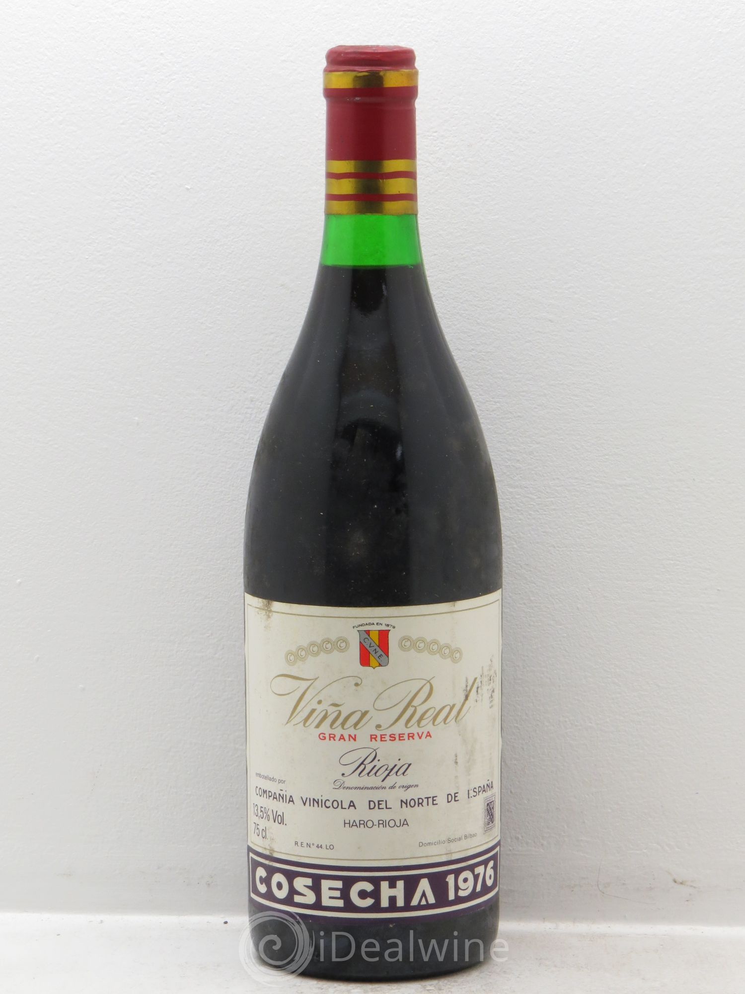 Rioja DOCA Vina Real Gran Reserva 1976 - Lot de 1 bouteille - 0