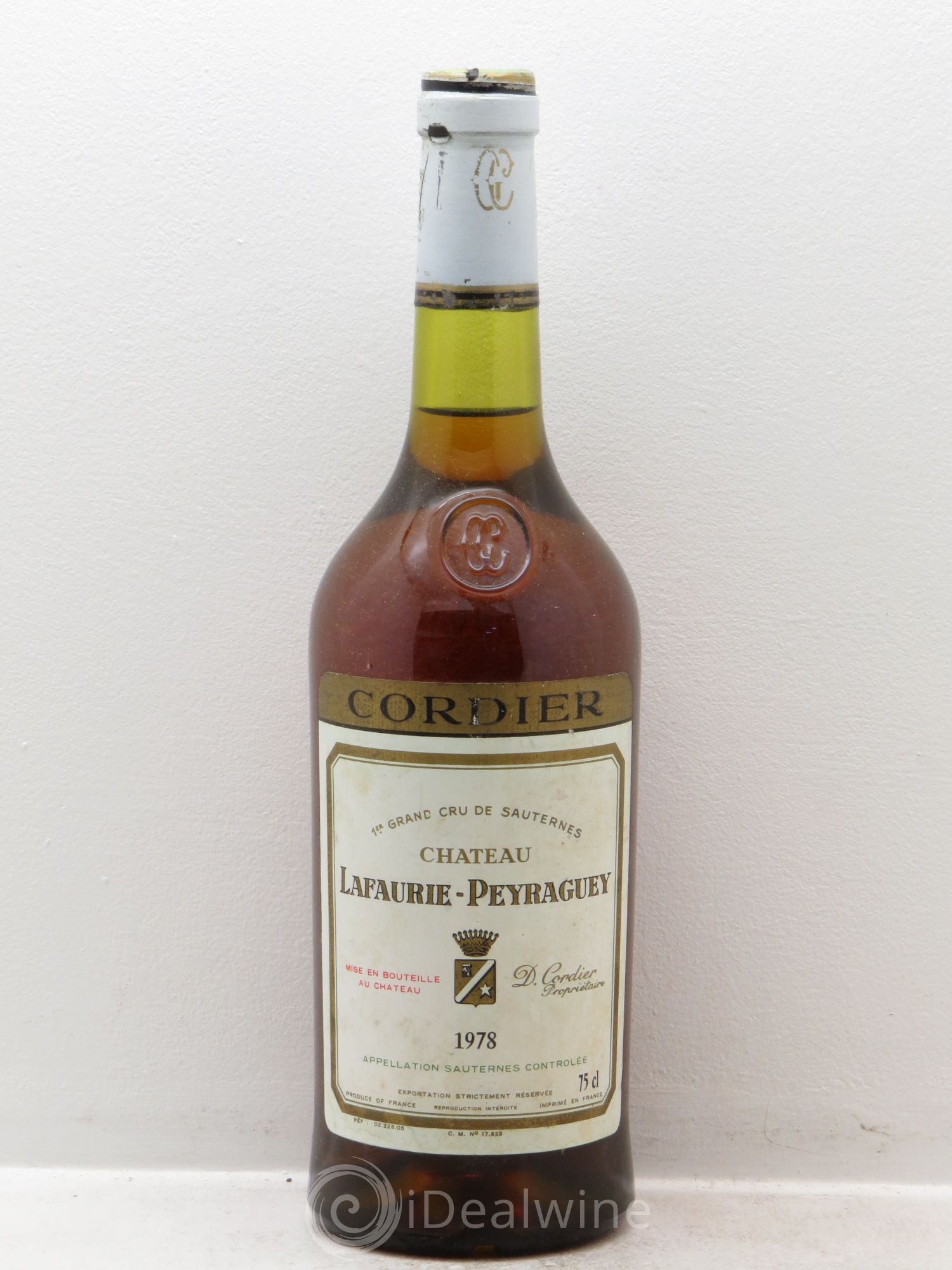 Château Lafaurie-Peyraguey 1er Grand Cru Classé 1978 - Lotto di 1 bottiglia - 0