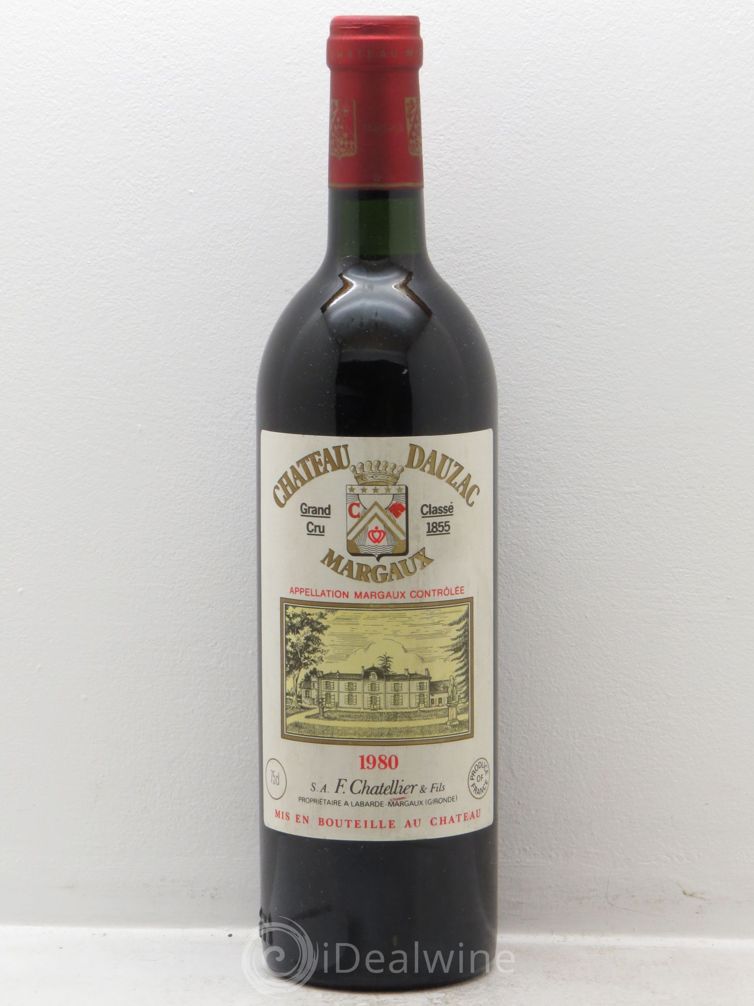 Château Dauzac 5ème Grand Cru Classé 1980 - Lot de 1 bouteille - 0