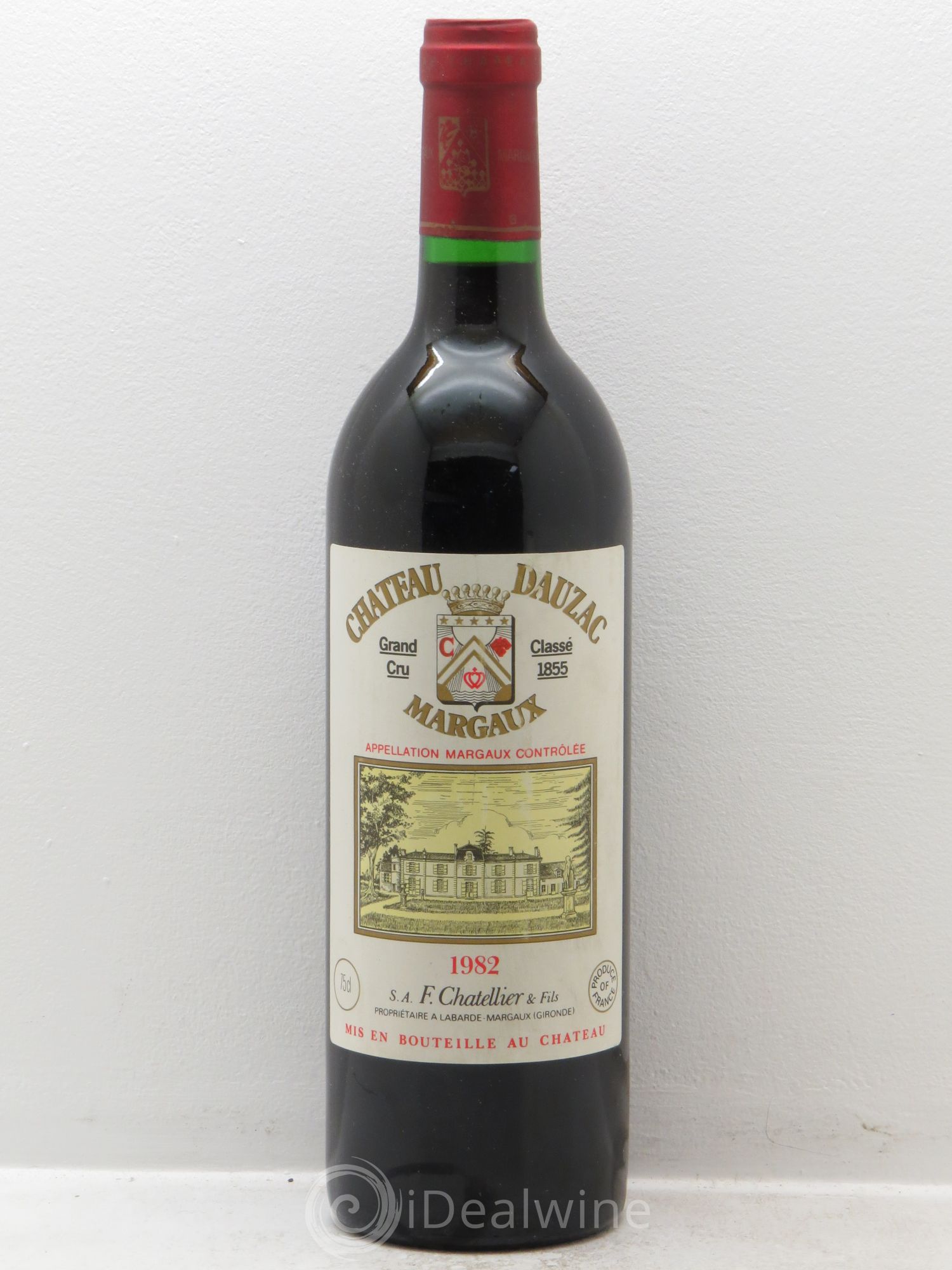 Château Dauzac 5ème Grand Cru Classé 1982 - Lot de 1 bouteille - 0