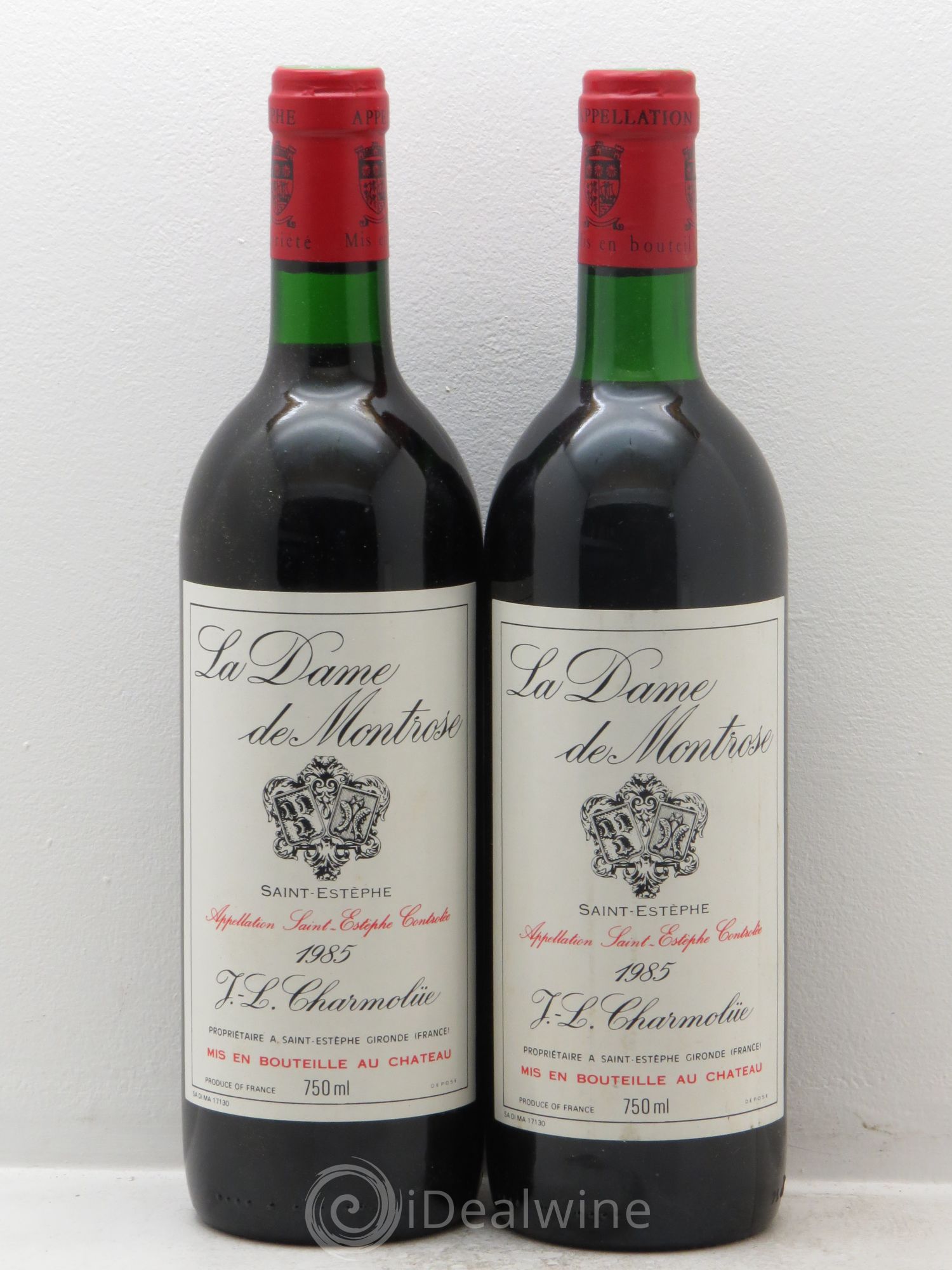 La Dame de Montrose Second Vin 1985 - Lot de 2 bouteilles - 0