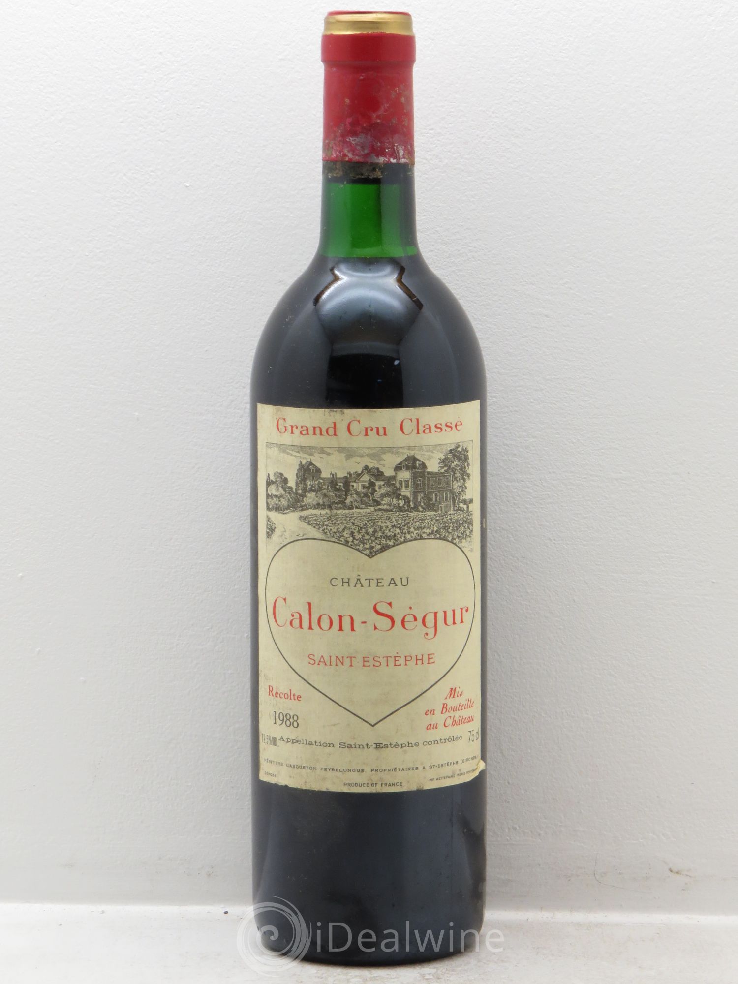 Château Calon Ségur 3ème Grand Cru Classé 1988 - Lot de 1 bouteille - 0