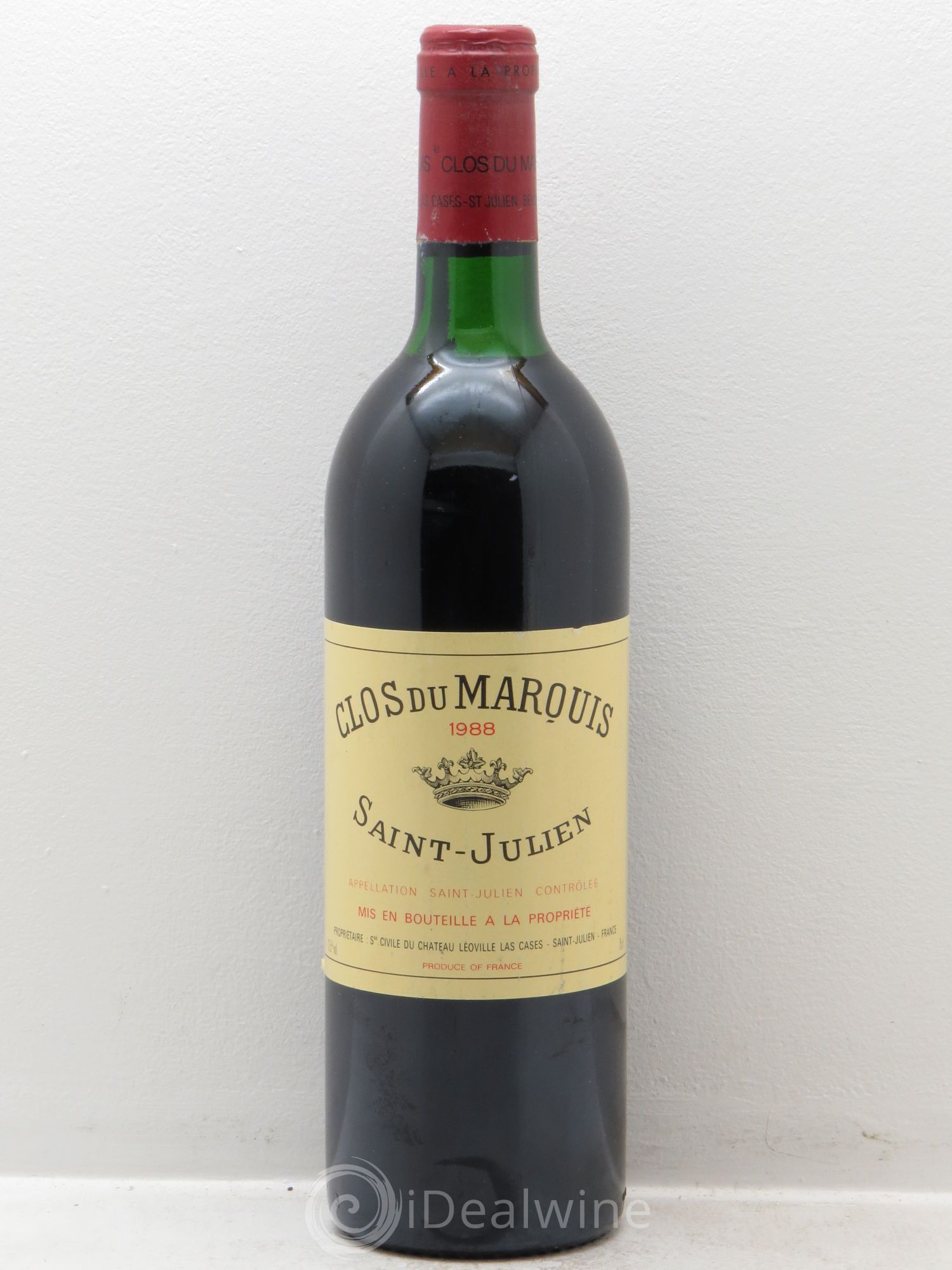 Clos du Marquis 1988 - Lot de 1 bouteille - 0