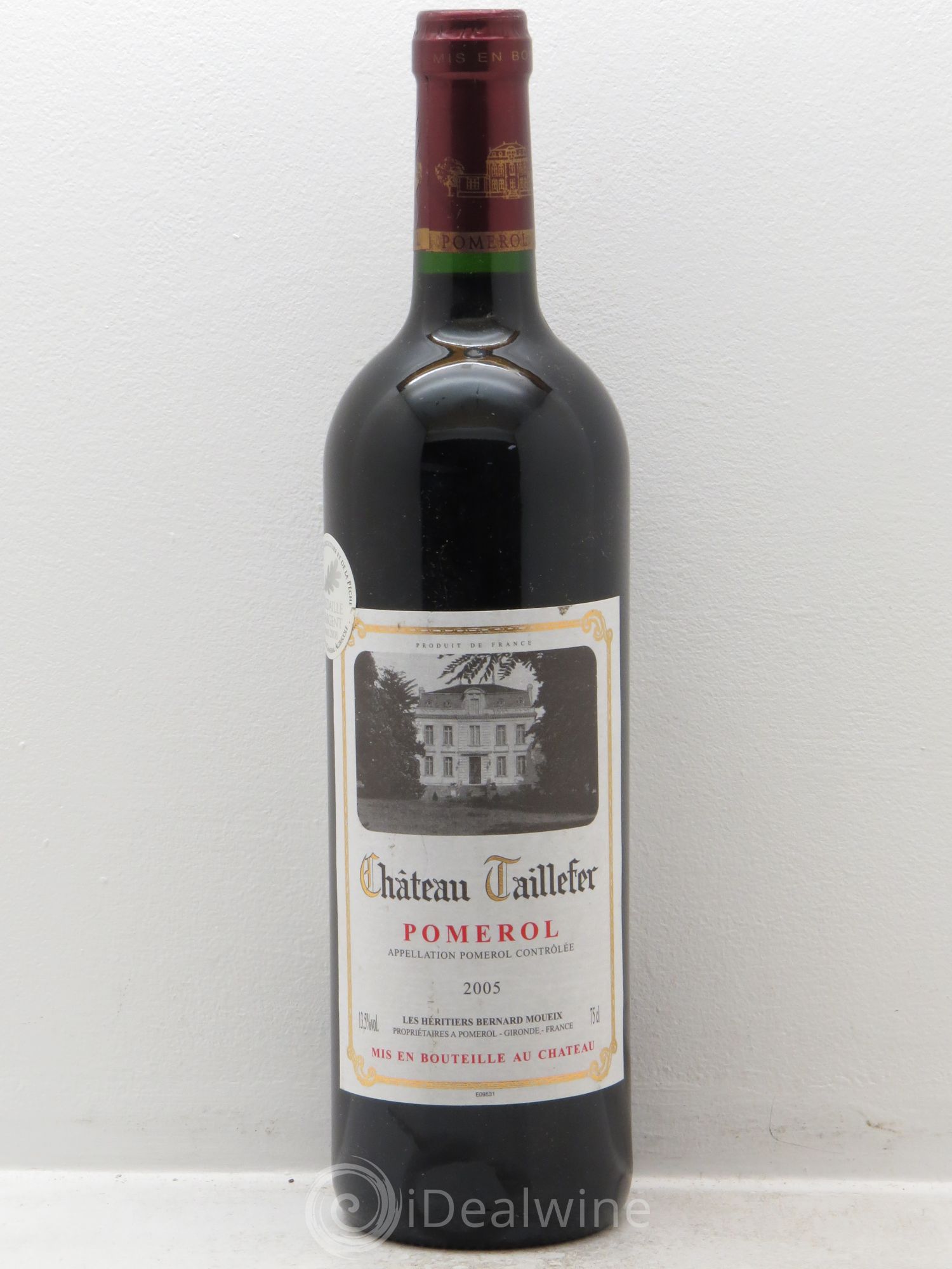 Château Taillefer 2005 - Lot de 1 bouteille - 0