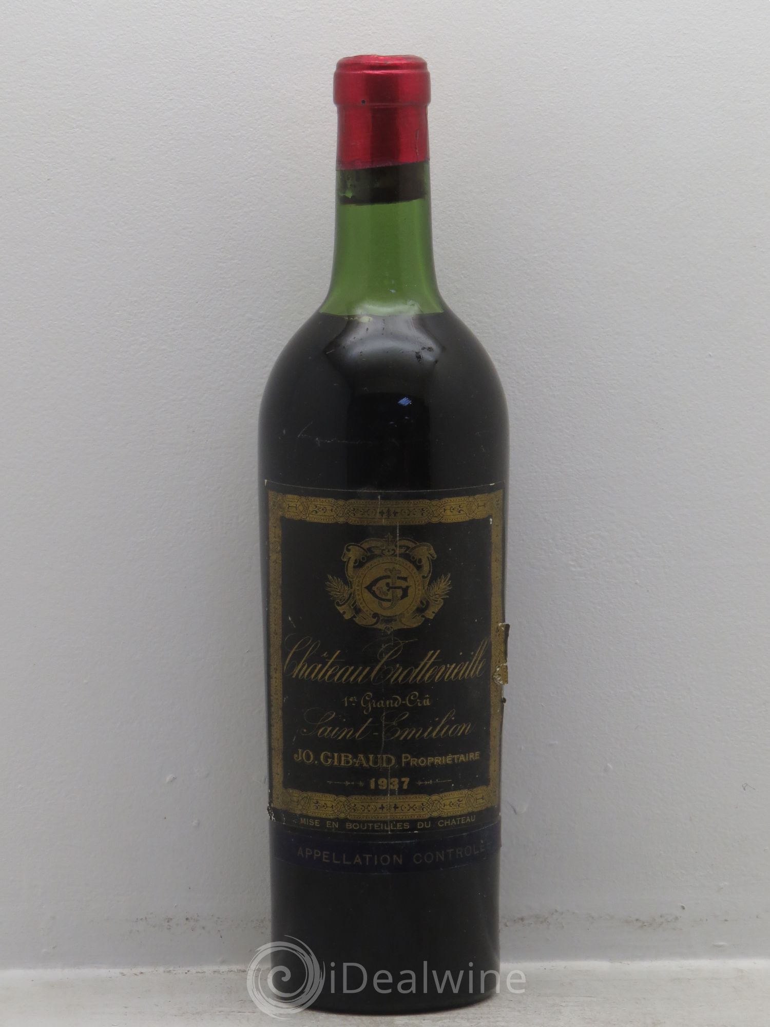 Château Trotte Vieille 1er Grand Cru Classé B 1937 - Lot de 1 bouteille - 0