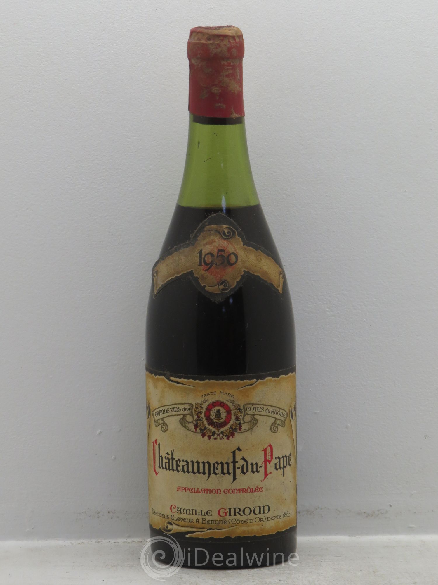 Châteauneuf-du-Pape Camille Giroud 1950 - Lot de 1 bouteille - 0