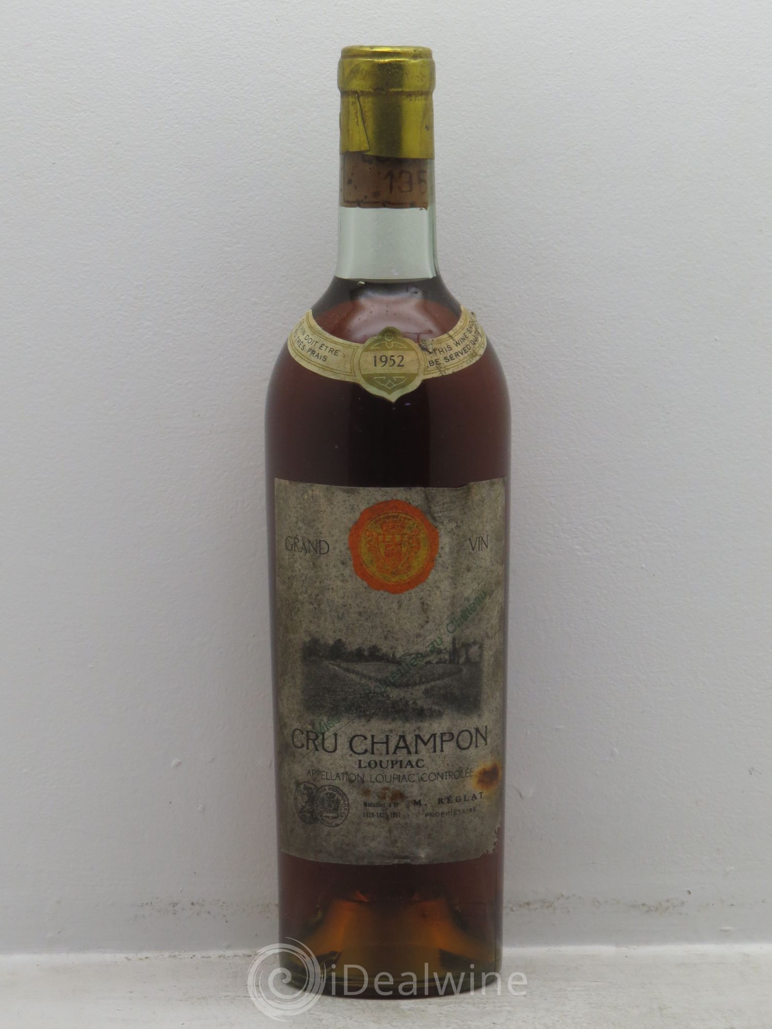 Loupiac Cru Champon 1952 - Lotto di 1 bottiglia - 0
