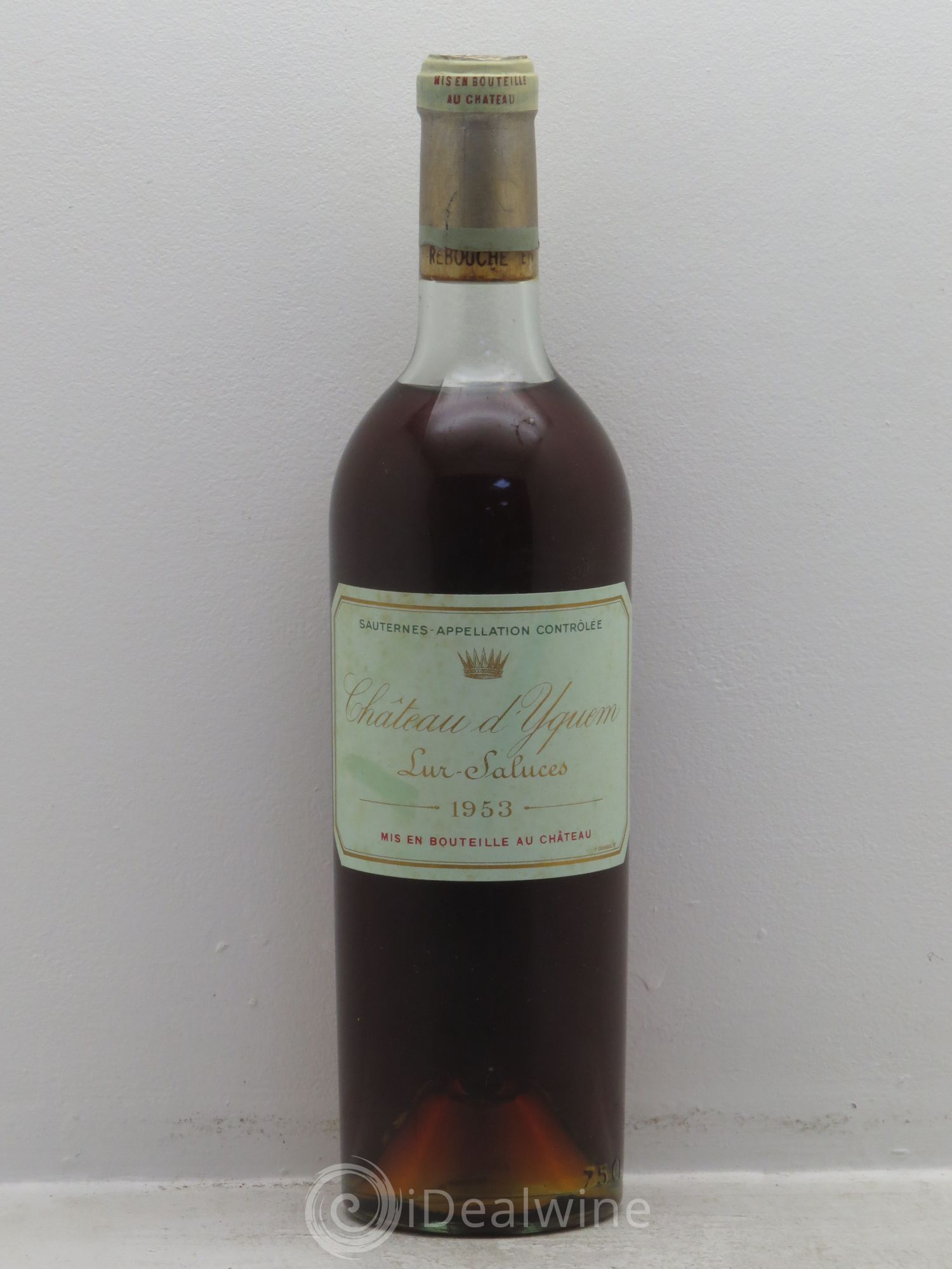 Château d' Yquem 1er Cru Classé Supérieur 1953 - Lotto di 1 bottiglia - 0