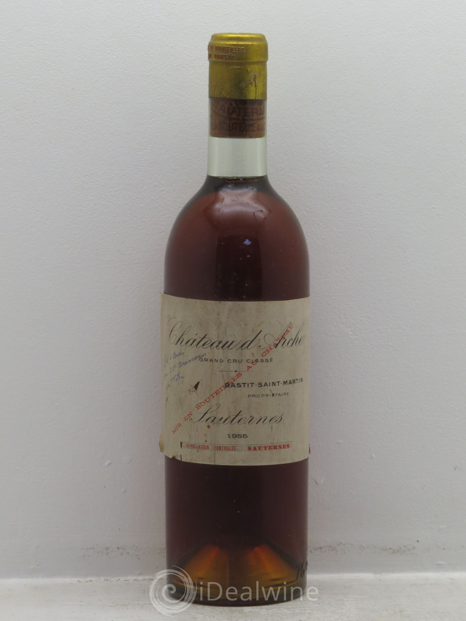 Château d' Arche 2ème Grand Cru Classé 1955 - Lotto di 1 bottiglia - 0