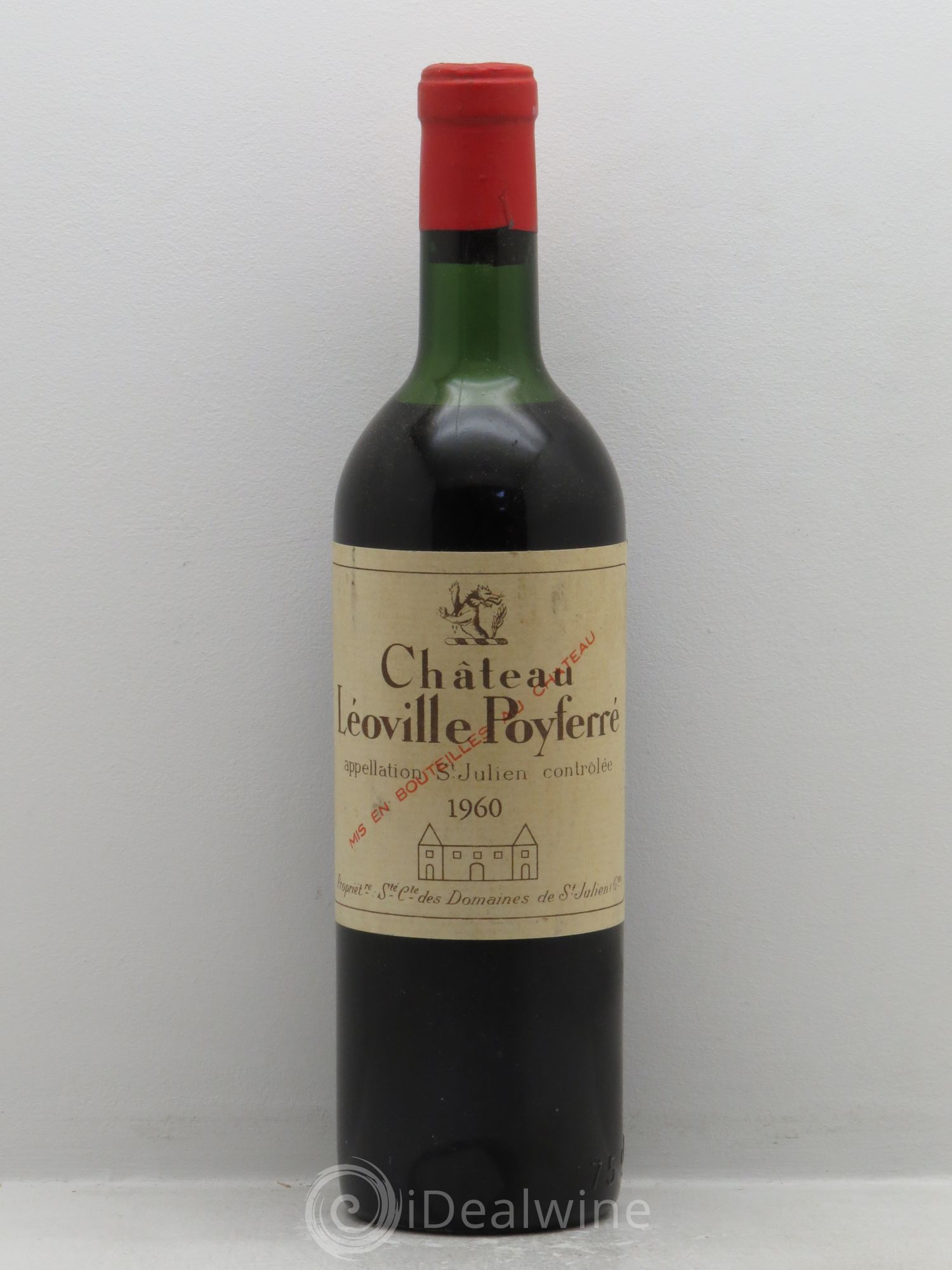 Château Léoville Poyferré 2ème Grand Cru Classé 1960 - Lot de 1 bouteille - 0