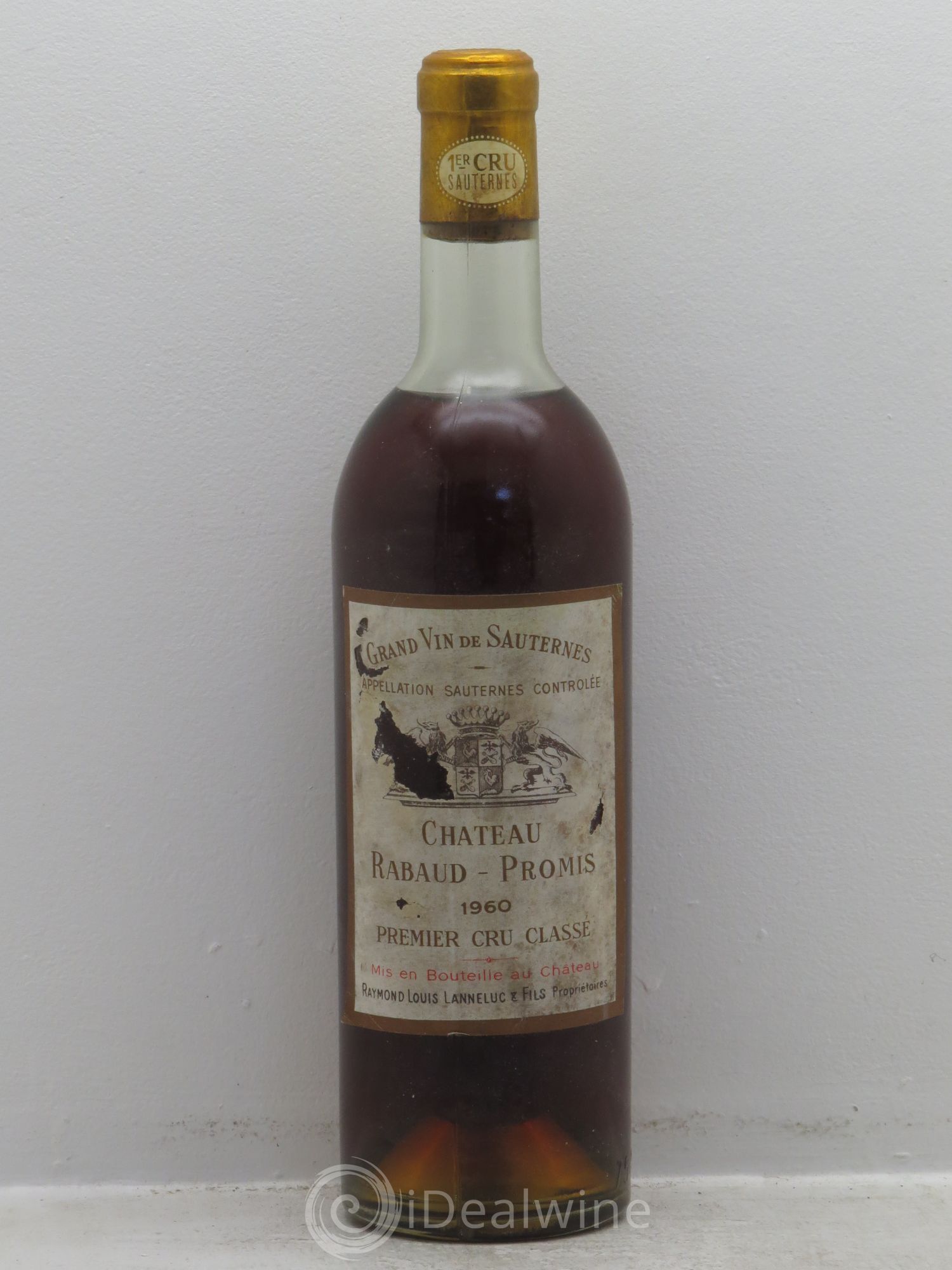 Château Rabaud Promis 1er Grand Cru Classé 1960 - Posten von 1 Flasche - 0