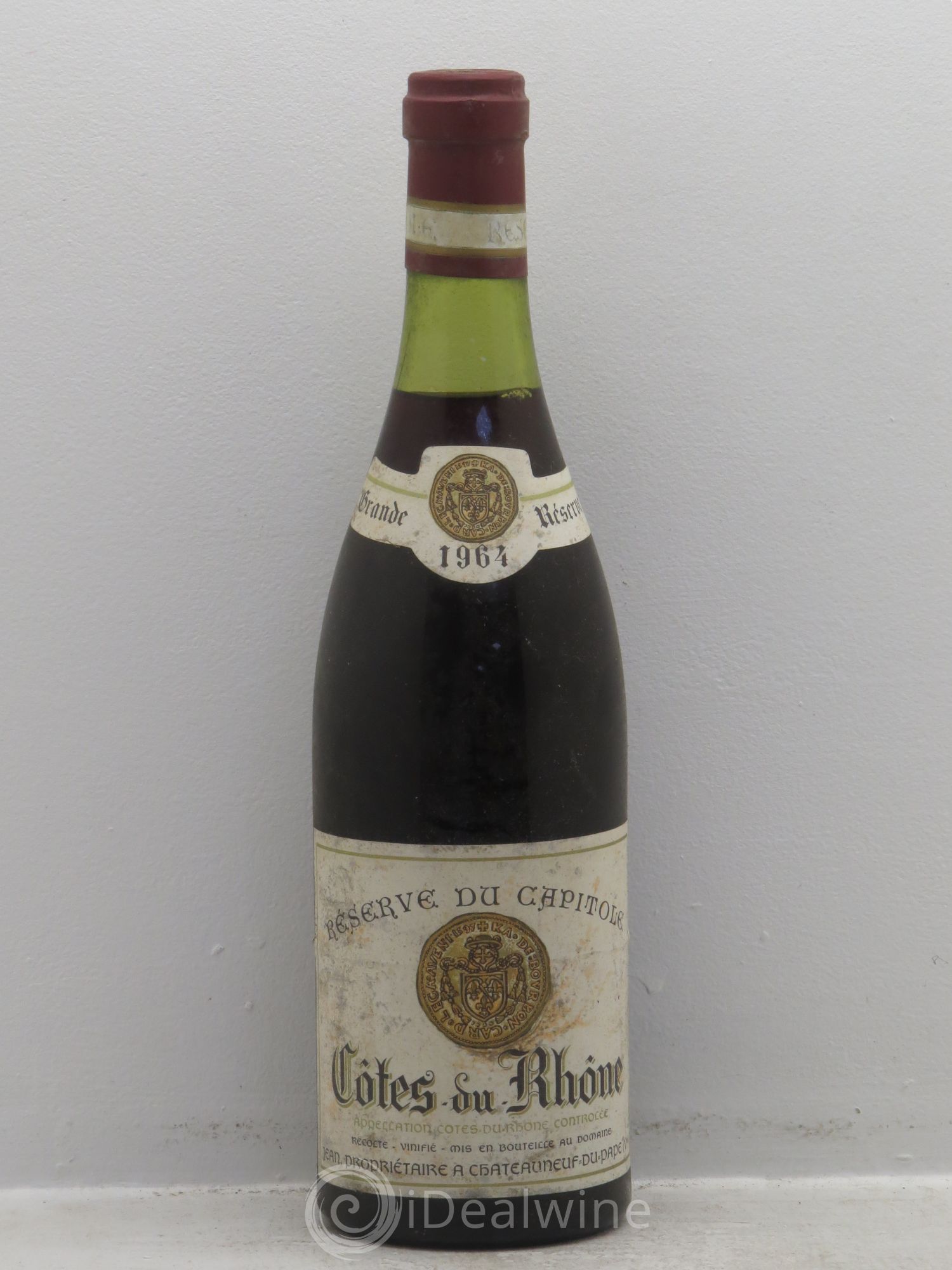 Côtes-du-Rhône Réserve du Capitole Jean Propriétaire 1964 - Posten von 1 Flasche - 0