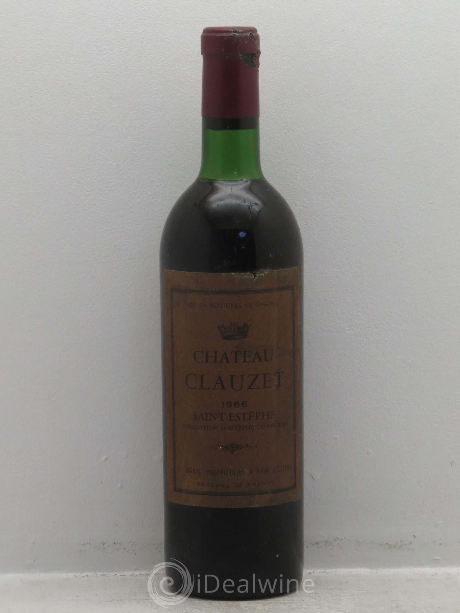 Château Clauzet 1966 - Lot de 1 bouteille - 0