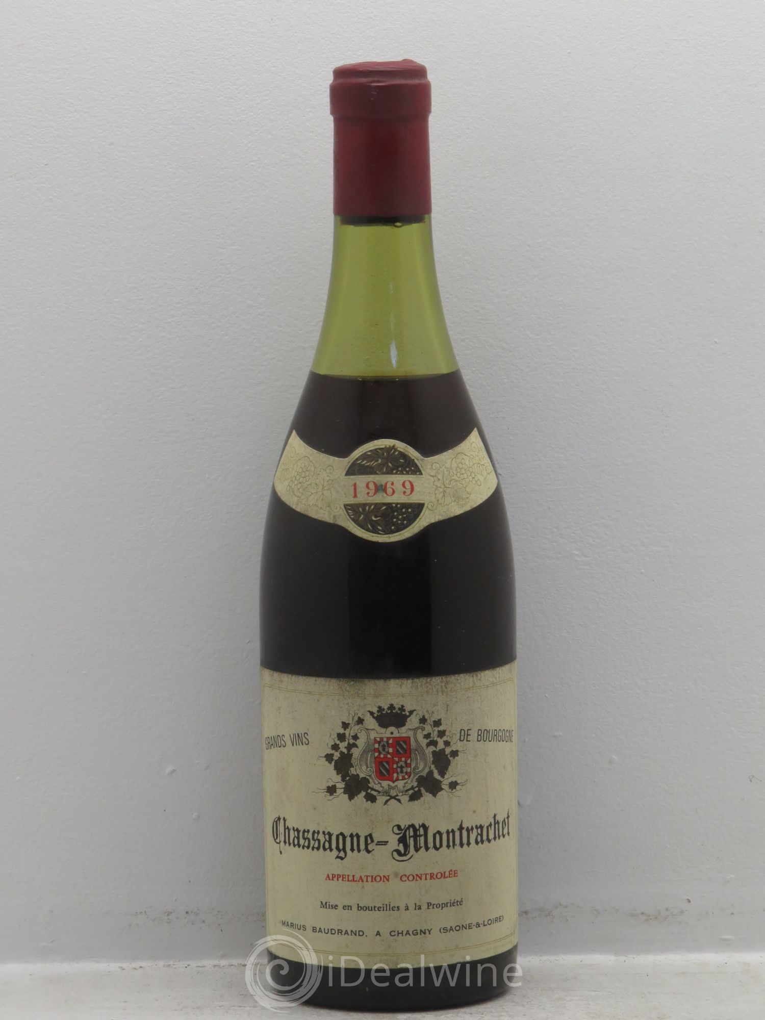 Chassagne-Montrachet Marius Baudrand 1969 - Lot de 1 bouteille - 0