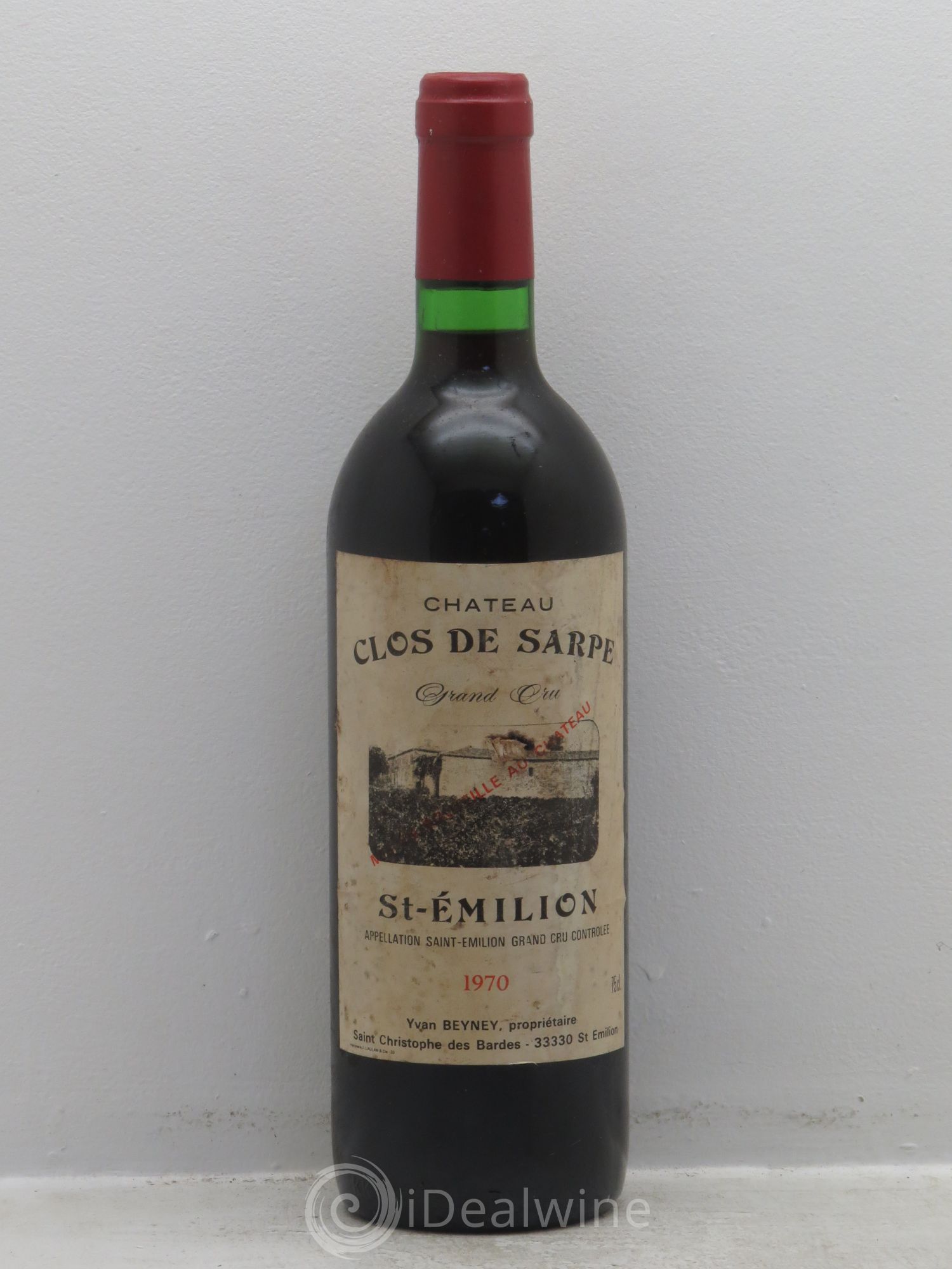 Bordeaux Clos de Sarpe 1970 - Lot de 1 bouteille - 0