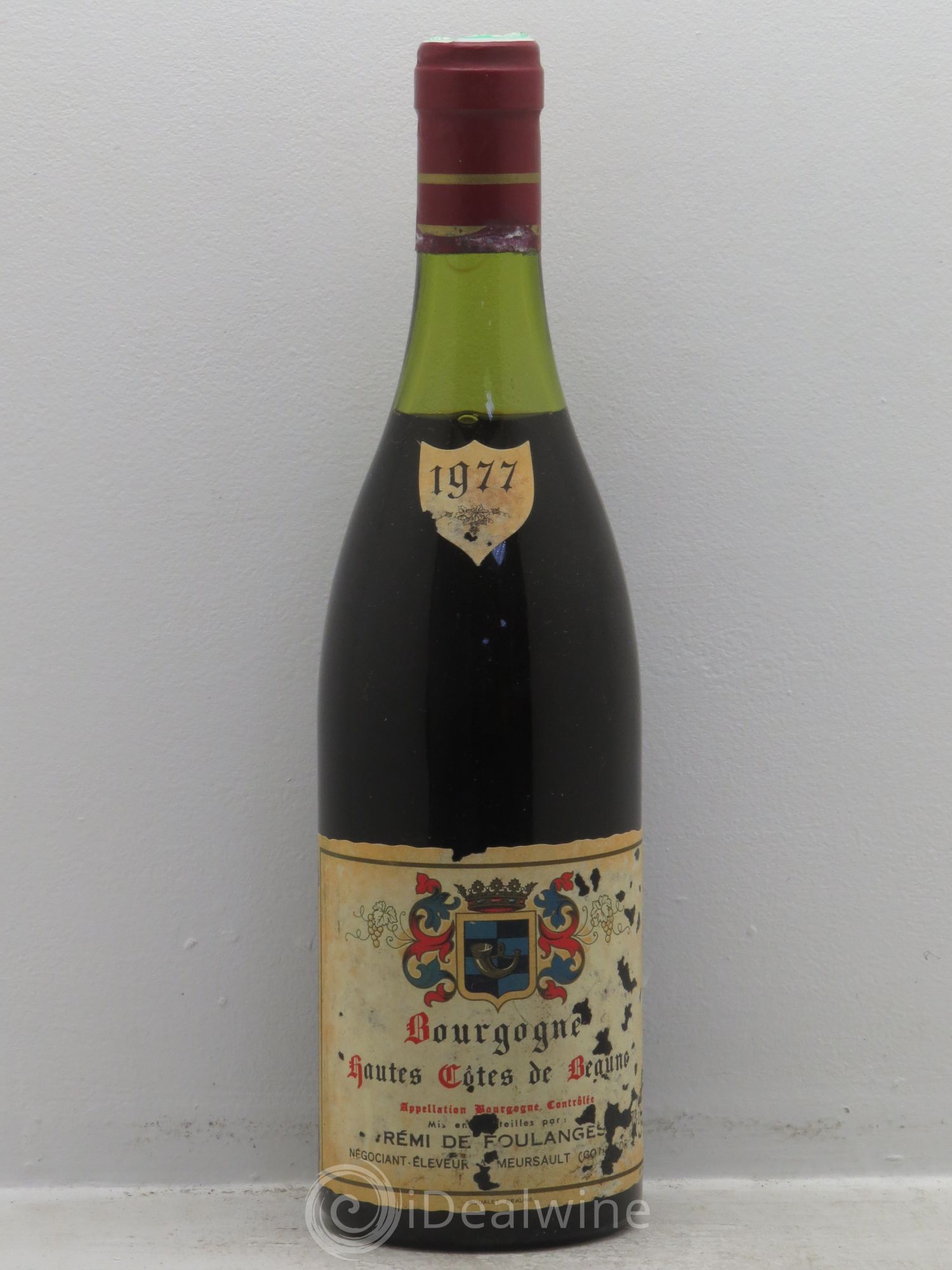 Hautes-Côtes de Beaune Rémi de Foulanges Nég. 1977 - Posten von 1 Flasche - 0