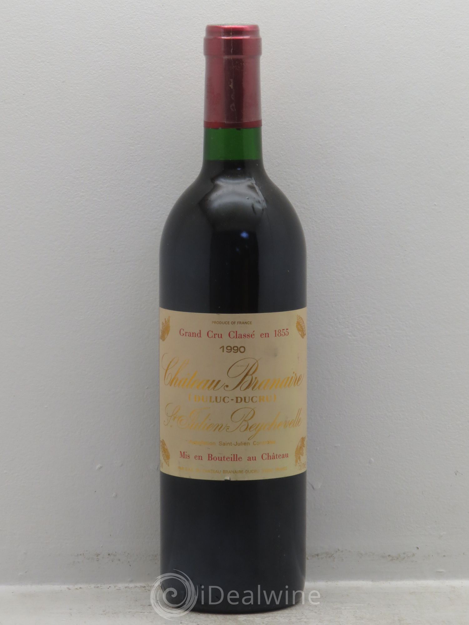 Château Branaire Ducru 4ème Grand Cru Classé 1990 - Lot de 1 bouteille - 0