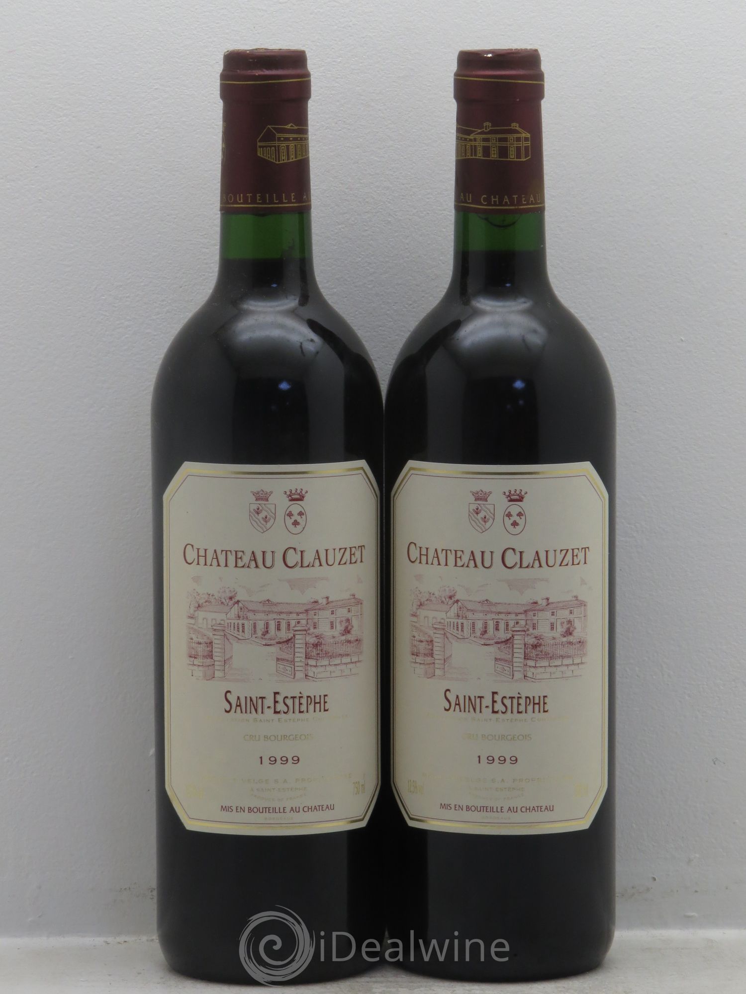 Château Clauzet 1999 - Lot de 2 bouteilles - 0