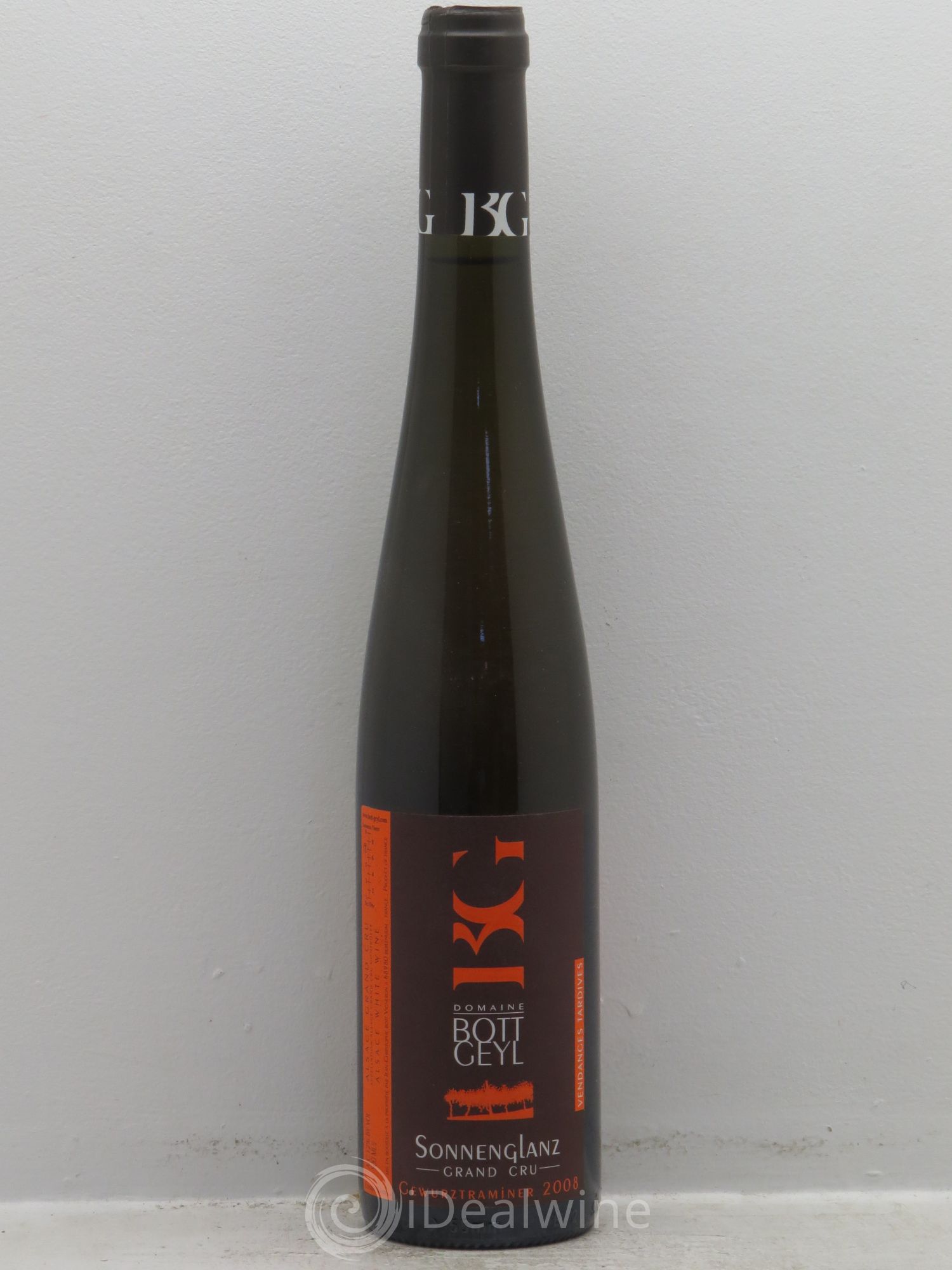Alsace Gewurztraminer Grand Cru Sonnenglanz Vendanges Tardives Bott-Geyl (Domaine) (50cl) 2008 - Lotto di 1 bottiglia - 0