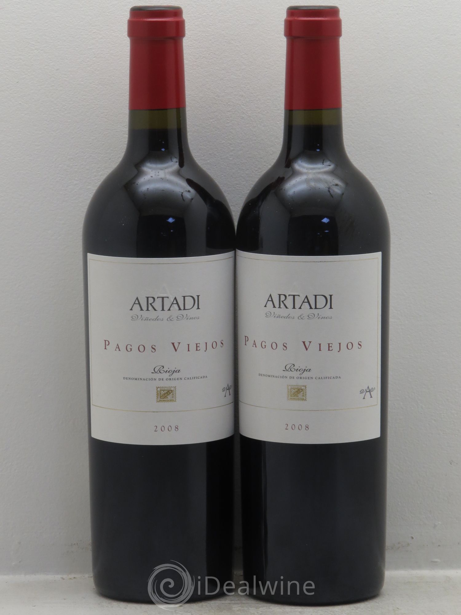 Rioja DOCA Artadi Pagos Viejos 2008 - Lotto di 2 bottiglie - 0