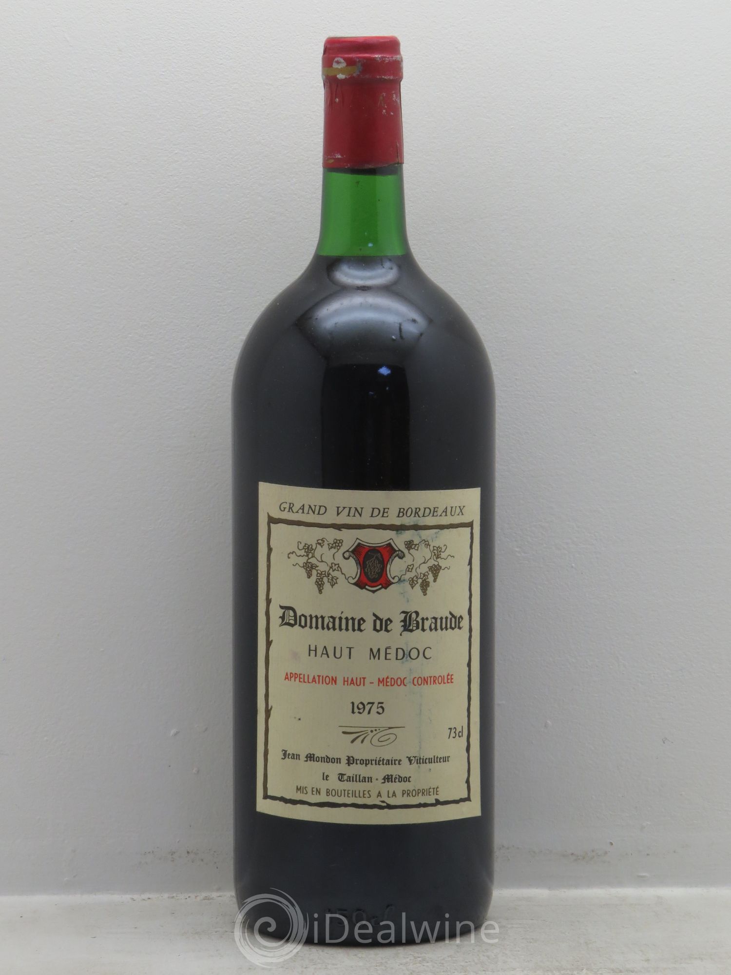 Haut Médoc Domaine de Braude 1975 - Posten von 1 Magnum - 0