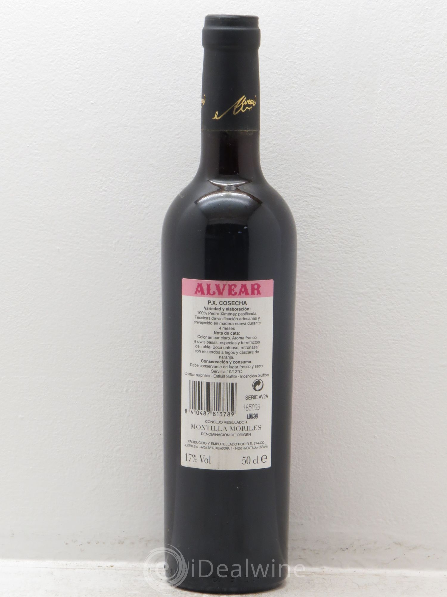 Montilla Moriles Alvear PX Cosecha (50cl) 2007 - Posten von 1 Flasche - 1
