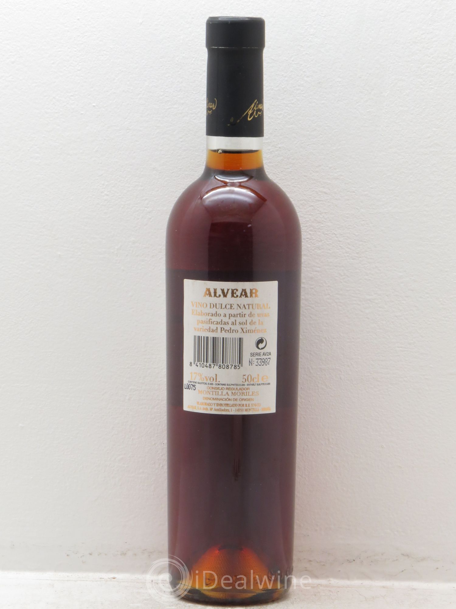 Montilla Moriles Alvear Pedro Ximenez de Anada (50cl) 2008 - Posten von 1 Flasche - 1