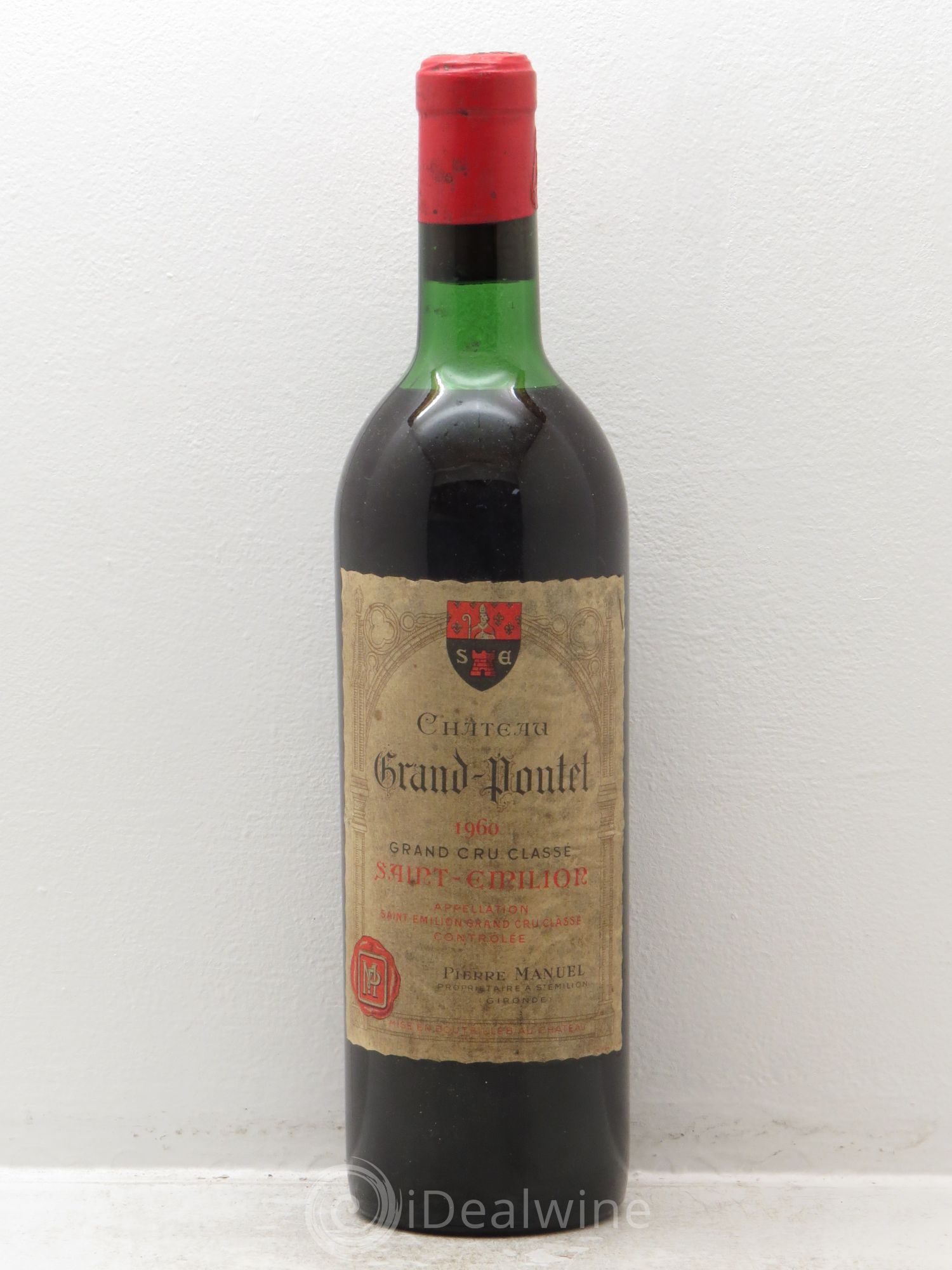 Château Grand Pontet Grand Cru Classé 1960 - Lot de 1 bouteille - 0